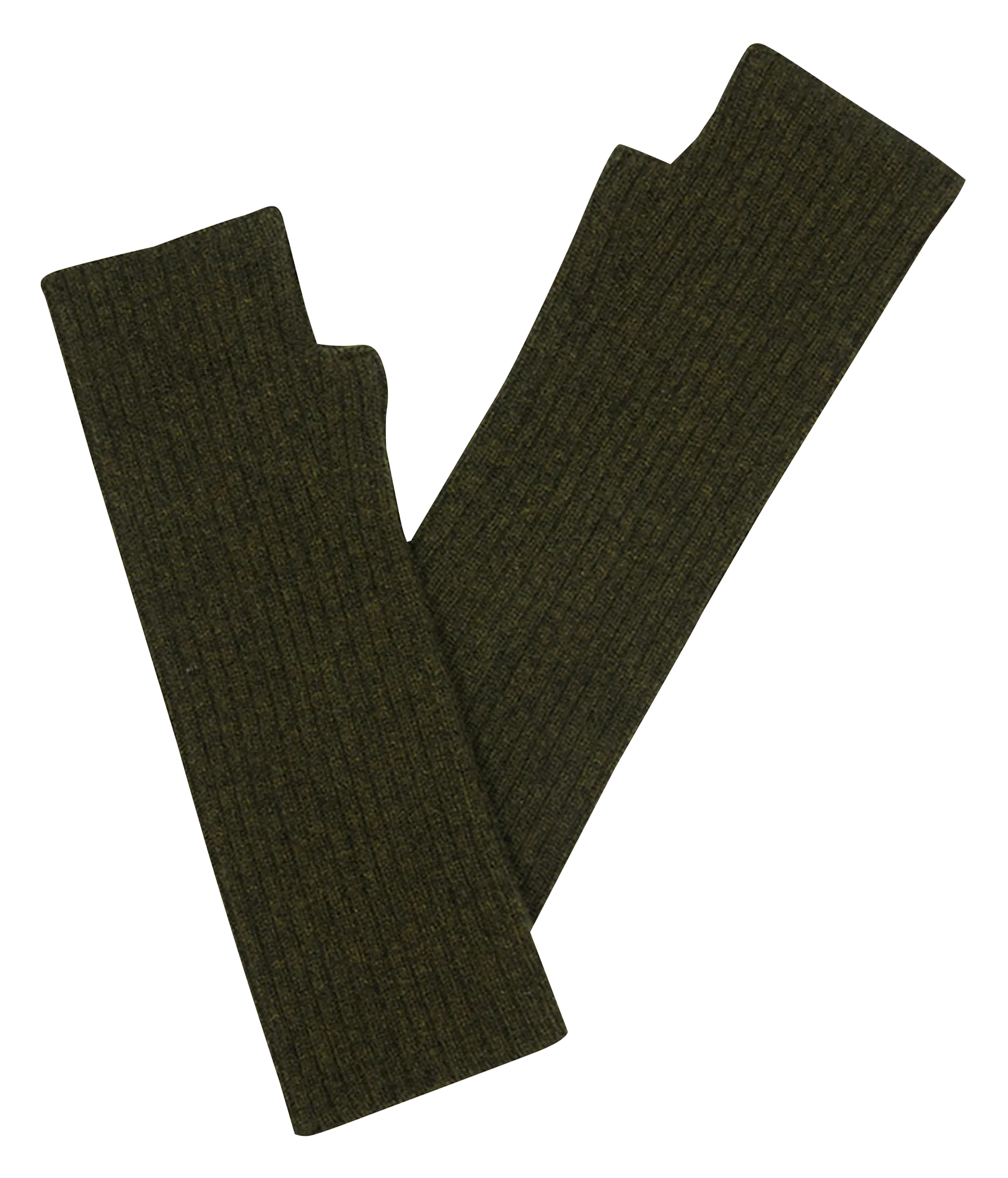 Mitaines en cachemire Kaki