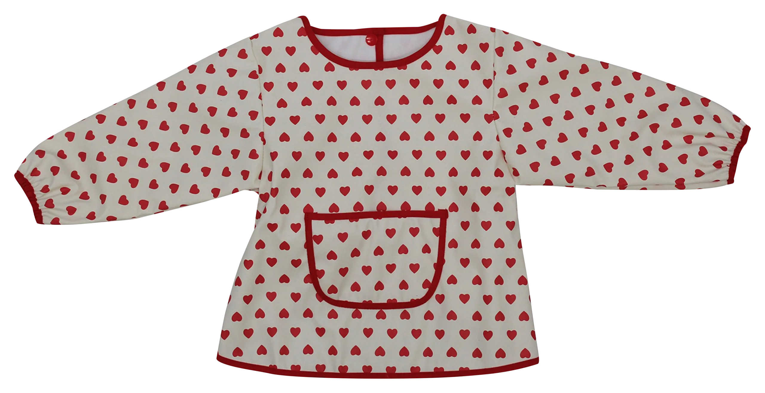 Tablier imprimé Rouge