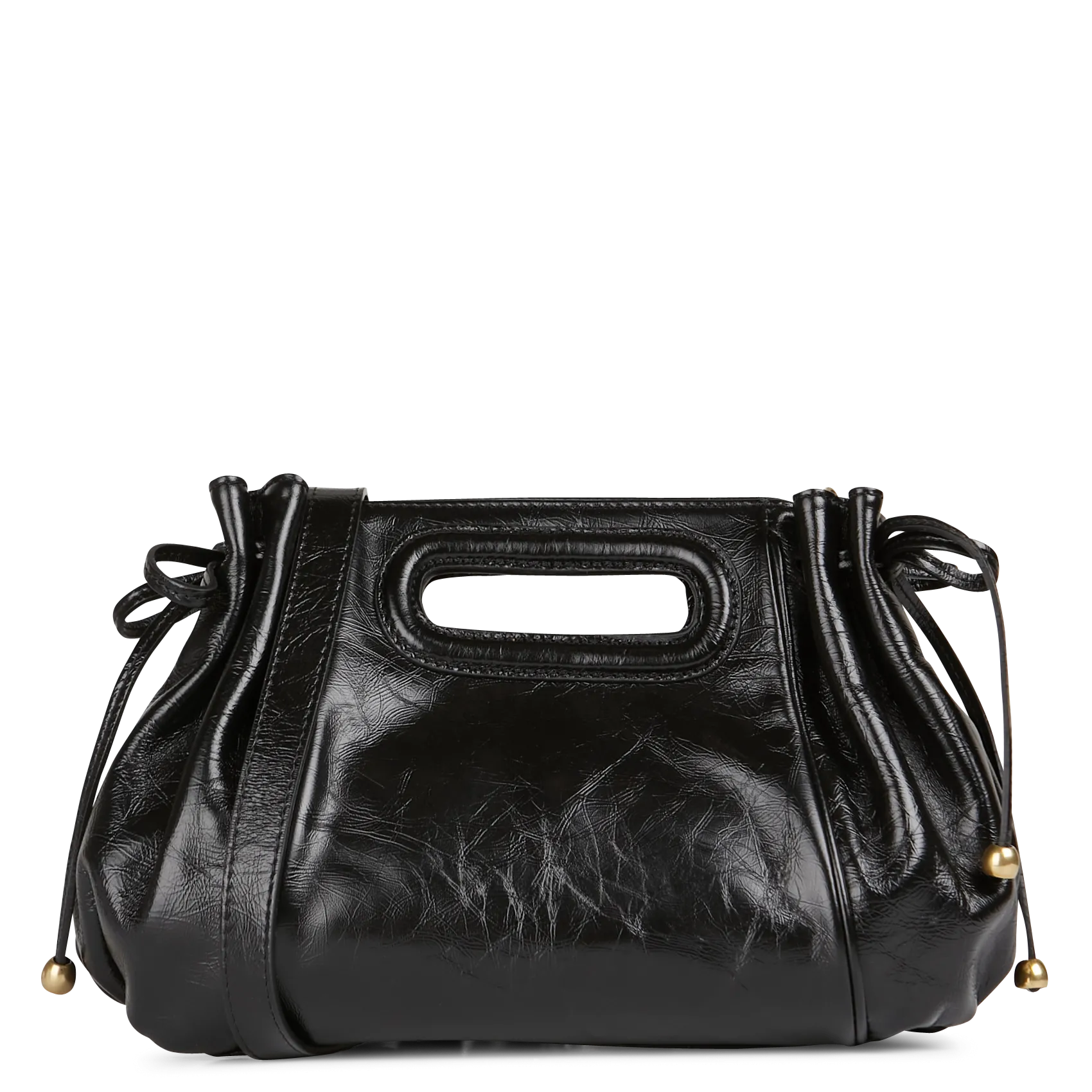 Sac à main en cuir Noir MINI DANY