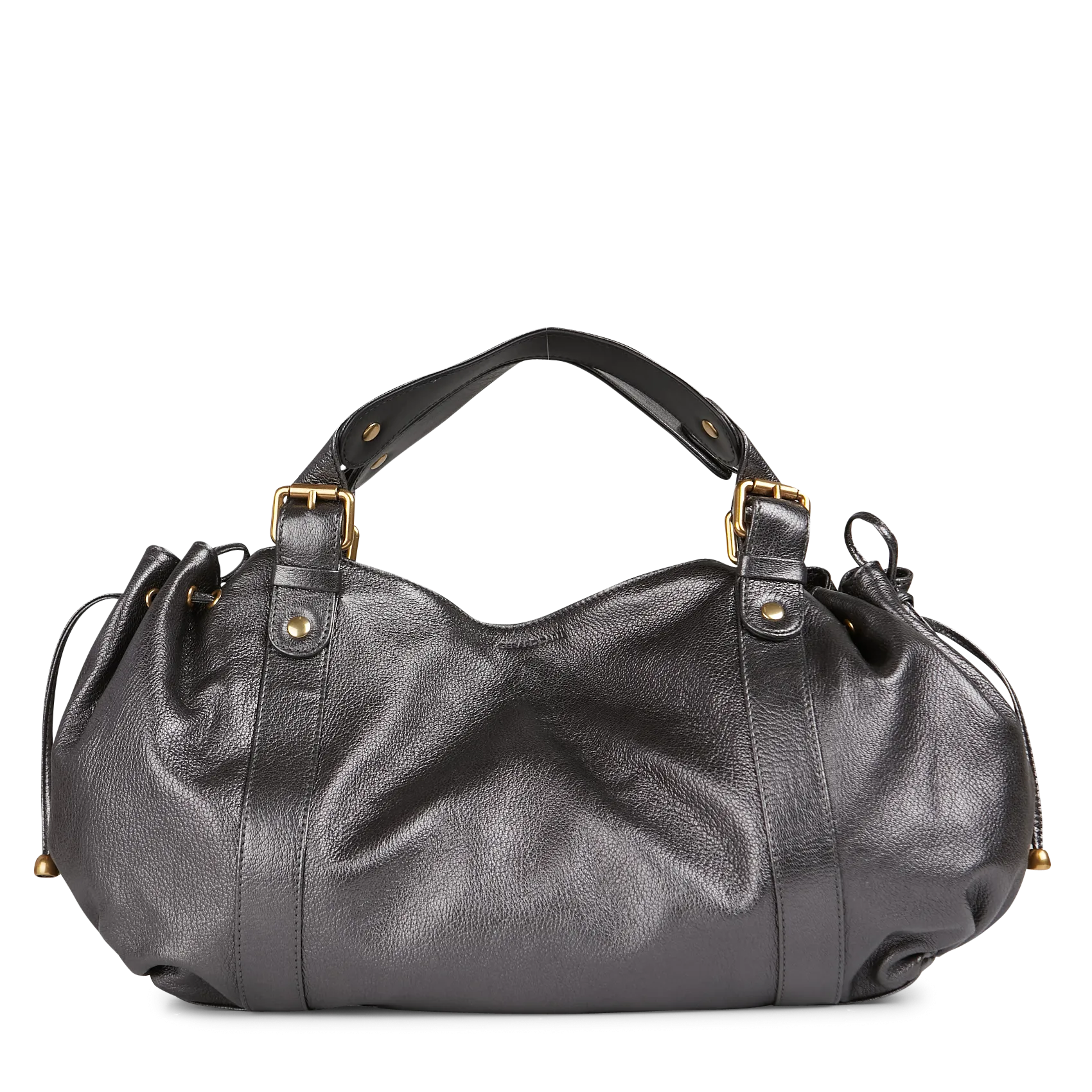 Sac à main en cuir Gris 24H