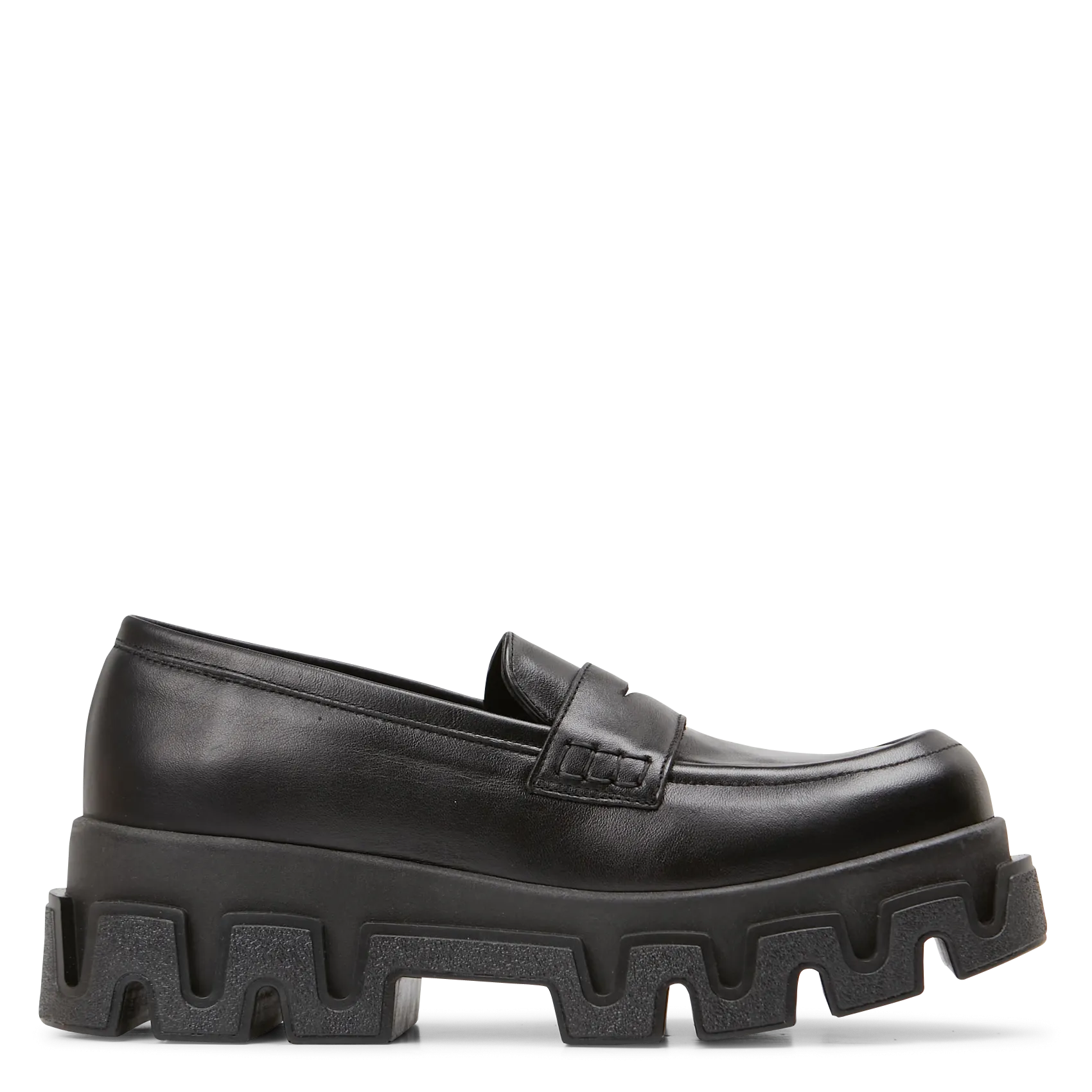 Mocassins en cuir Noir STELLA