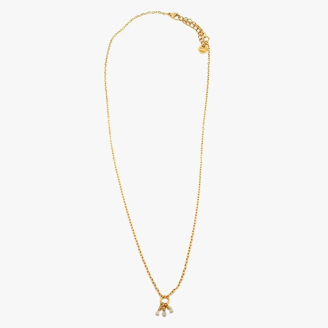 Collier aigue marine Bleu AVA