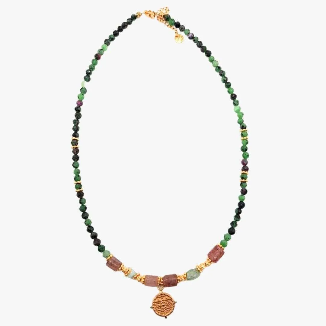 Collier pierres Multicolore ANA