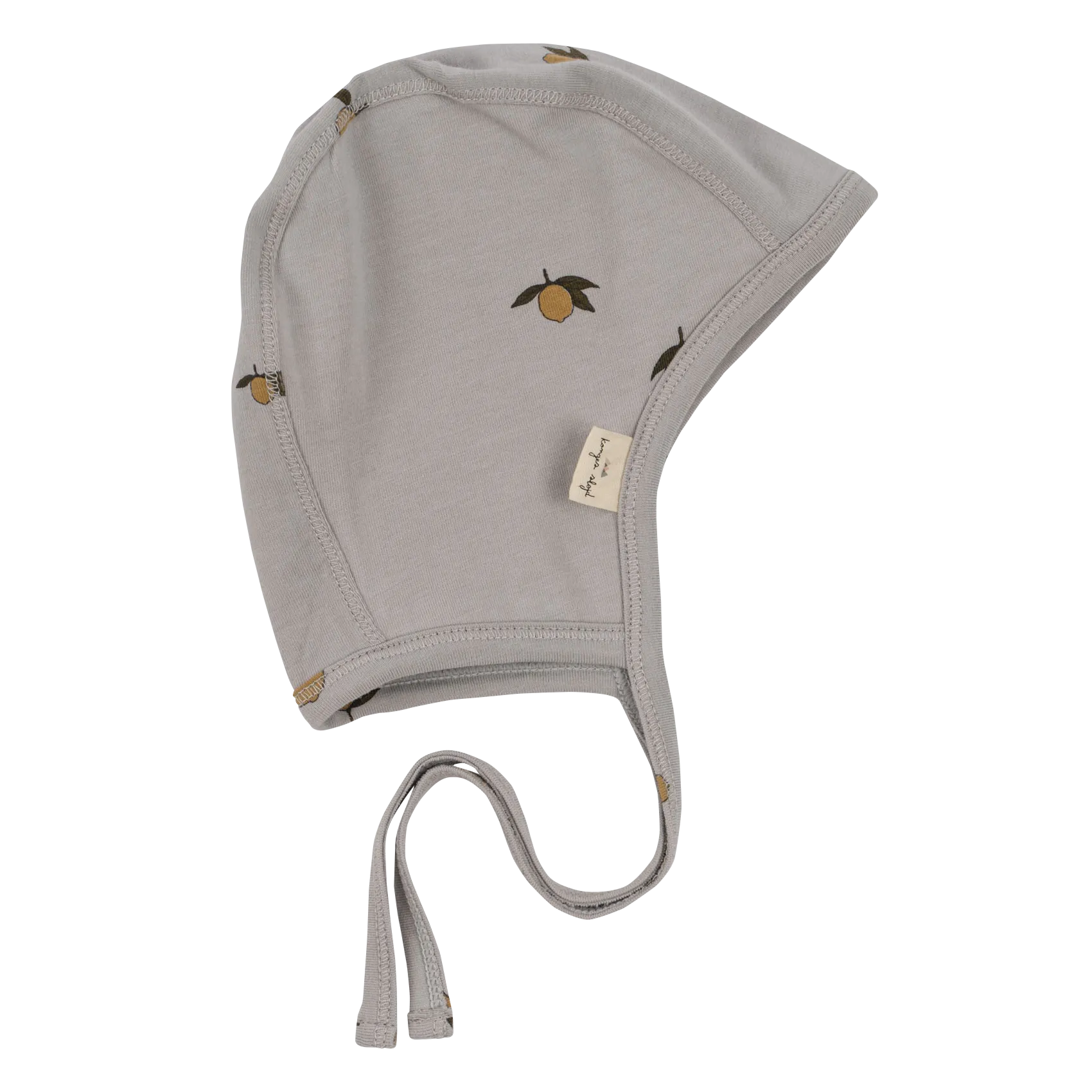 Bonnet souple à motifs en coton bio Bleu