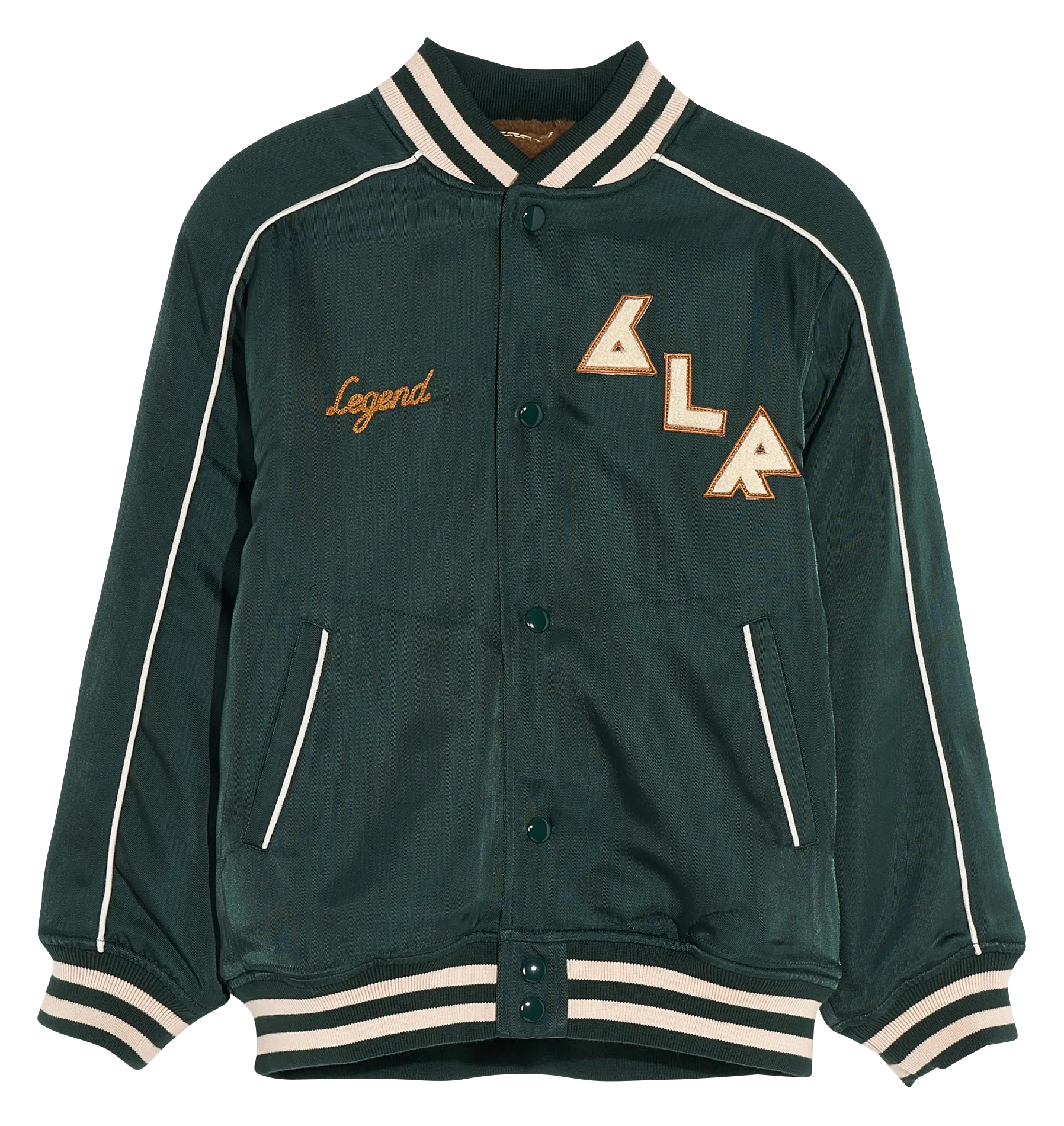 Veste oversize col montant Vert HUGHO