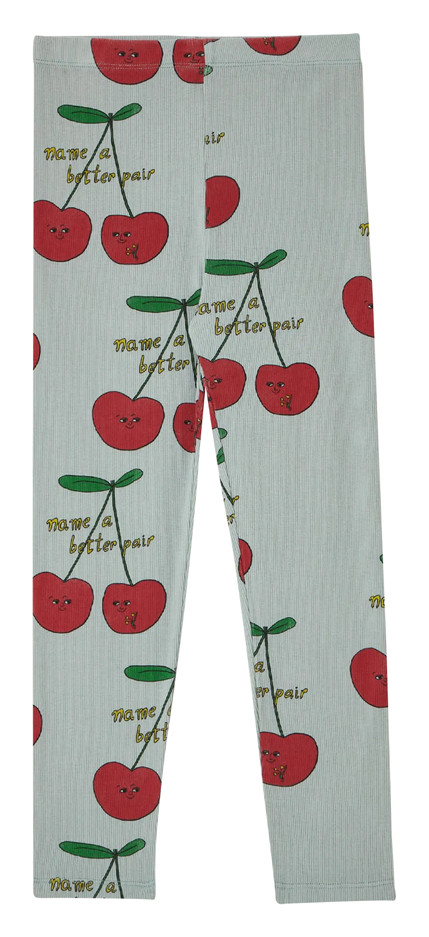 Legging imprimé en coton bio Bleu