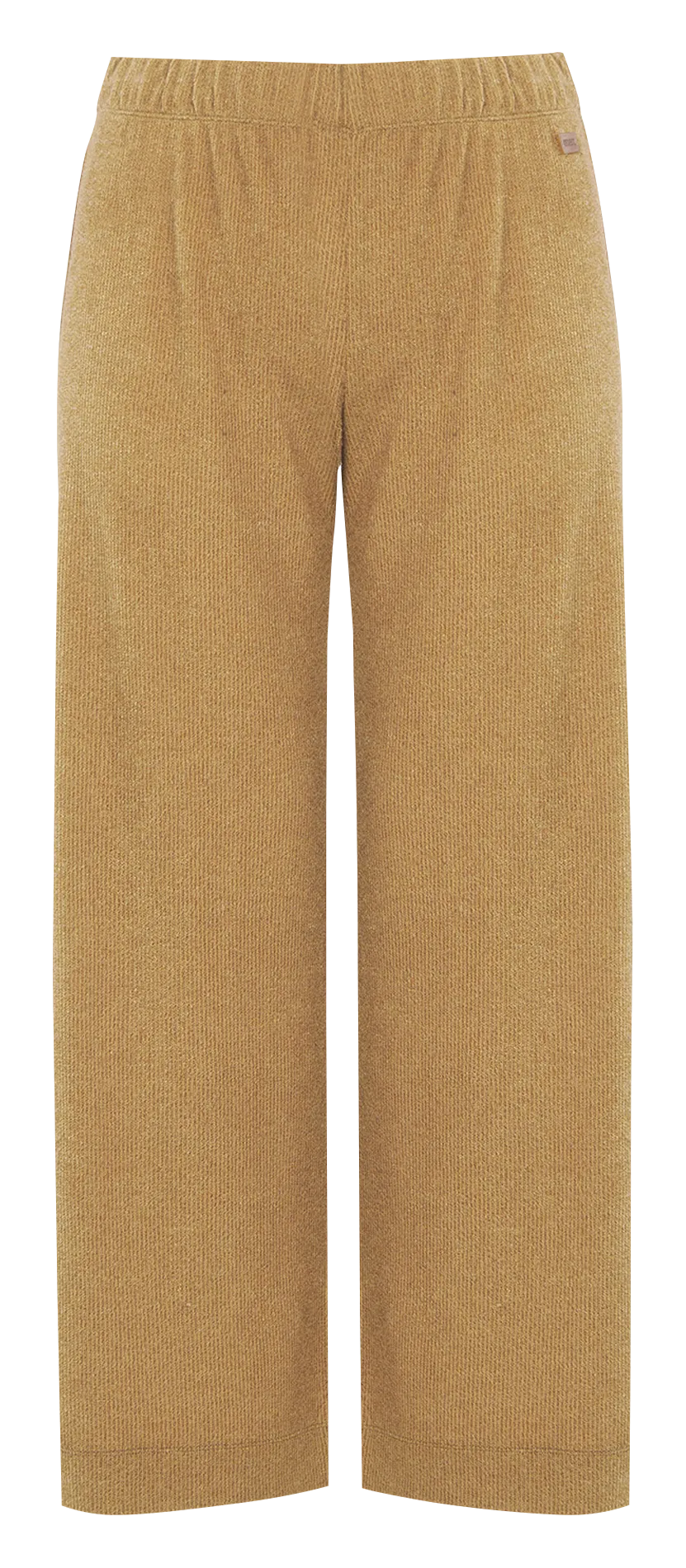 Pantalon droit côtelé Marron