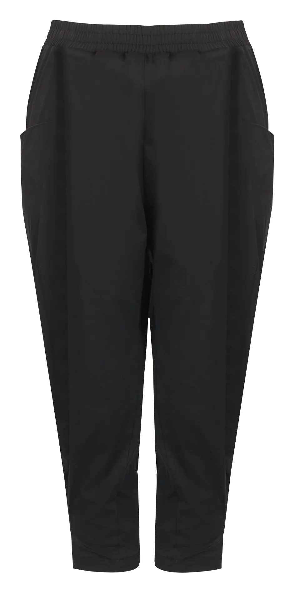 Pantalon cigarette 7/8ème en coton mélangé Noir