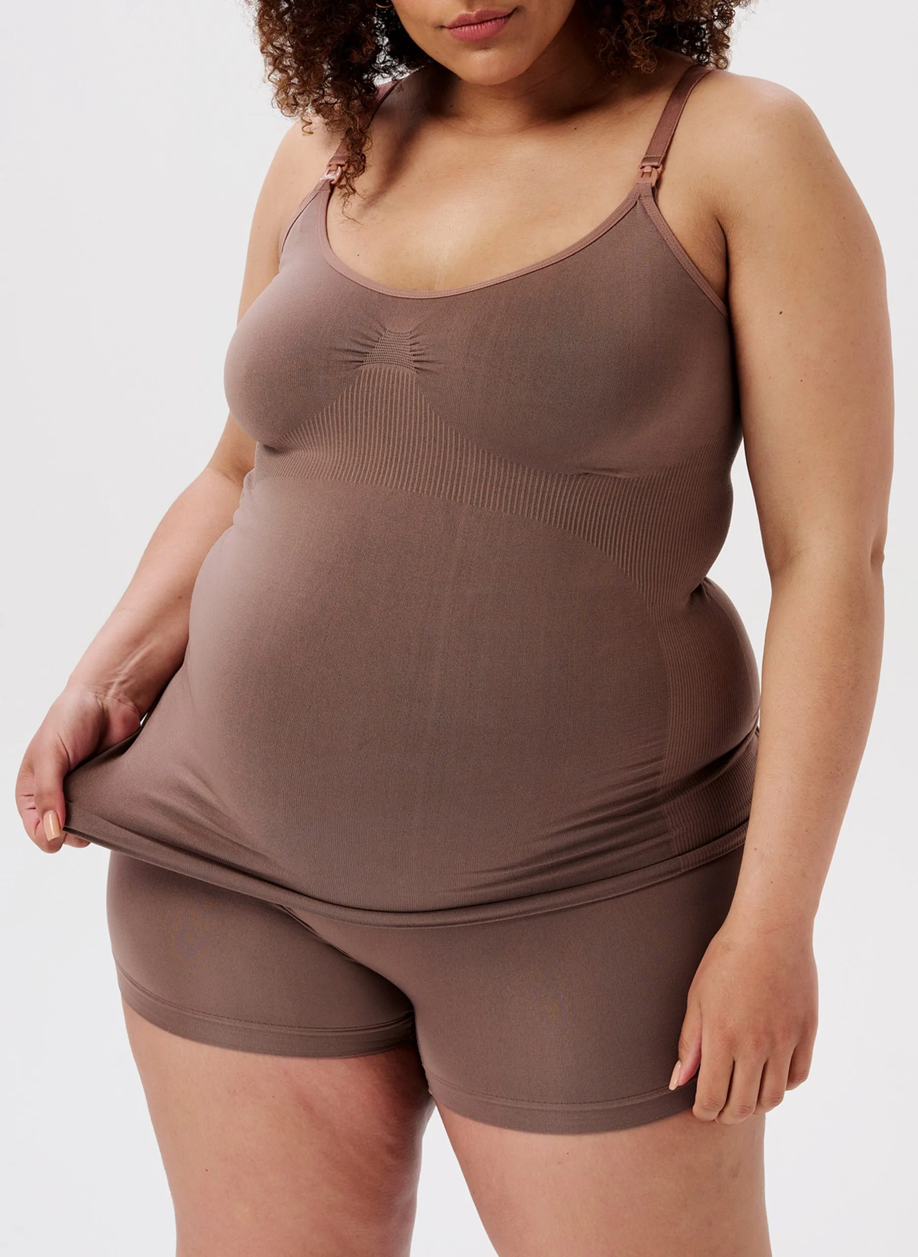 Débardeur d'allaitement sans coutures Beige EVI