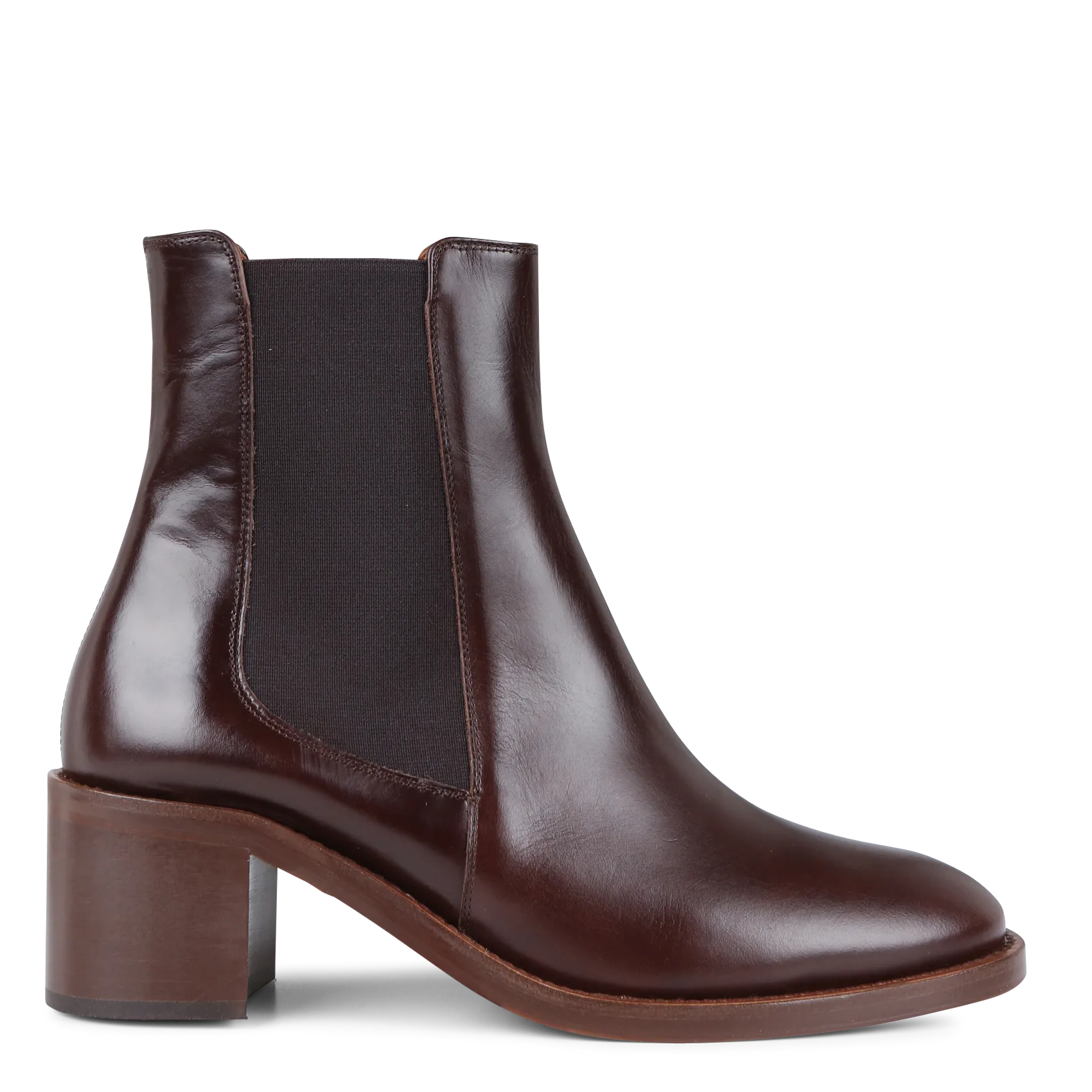 Bottines en cuir Marron N°289