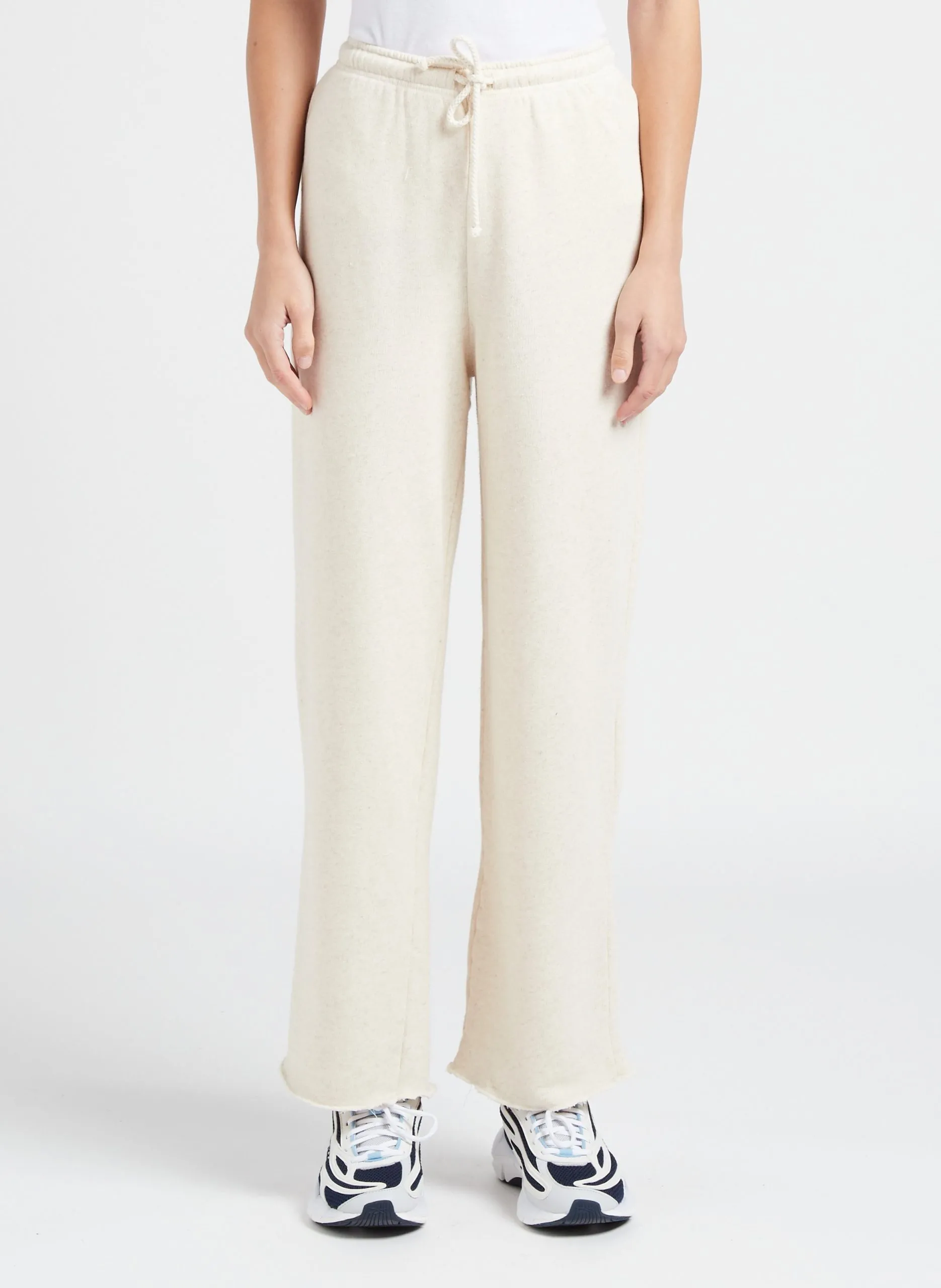 Jogging en coton bio mélangé Beige ITONAY