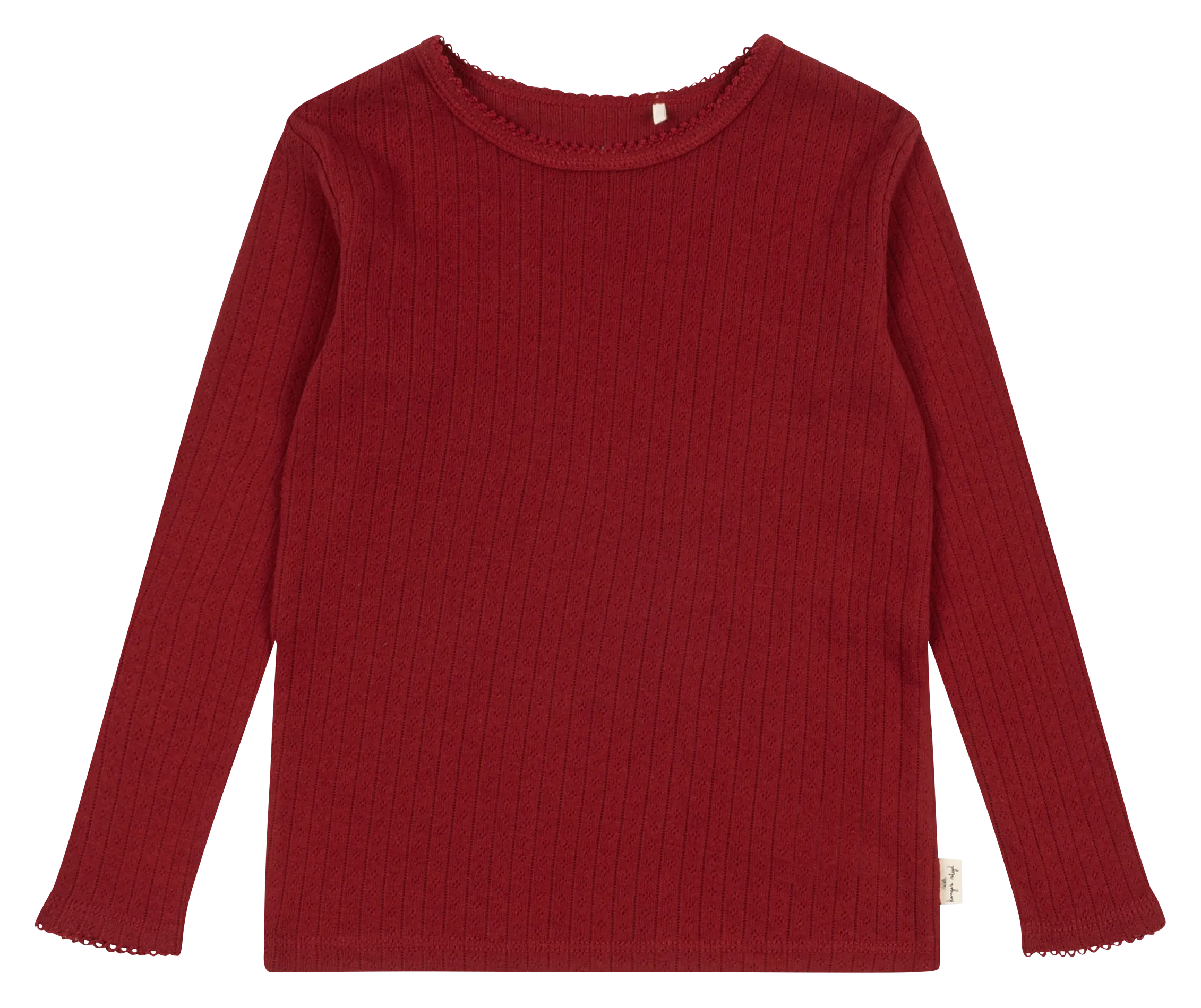 Tee-shirt col rond en bio Rouge MINNIE