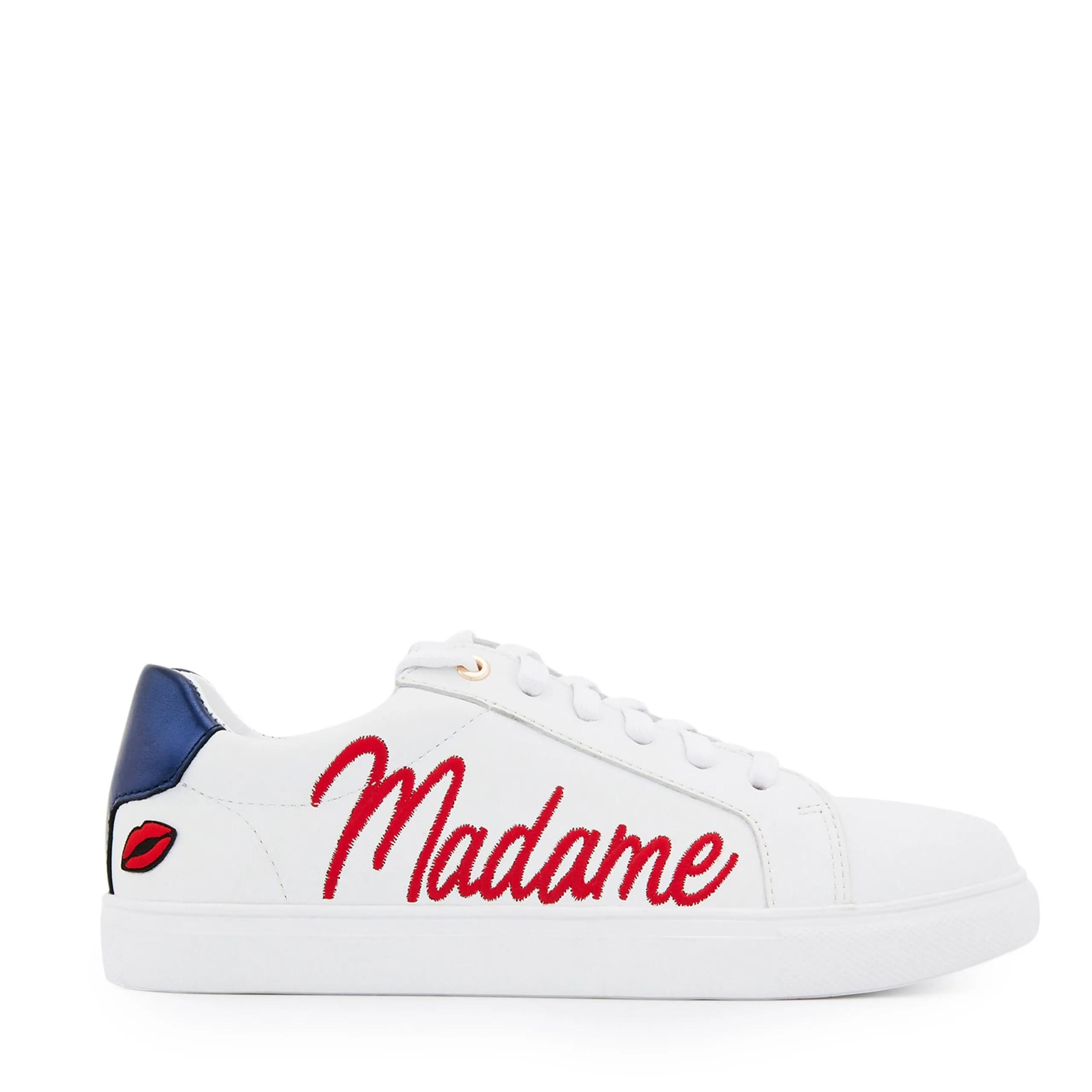 Sneakers en cuir Blanc SIMONE MADAME MONSIEUR