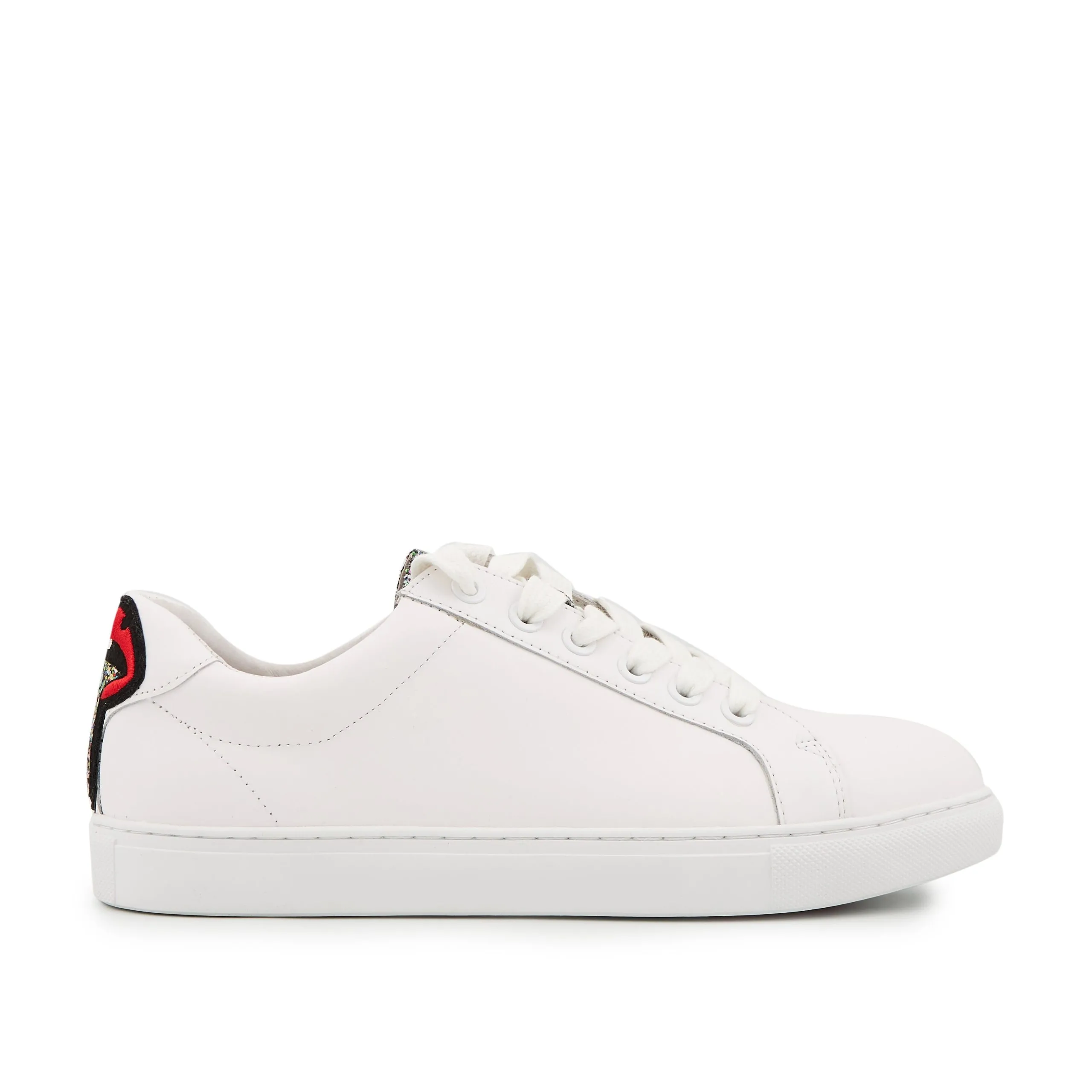 Sneakers en cuir Blanc SIMONE TONGUE