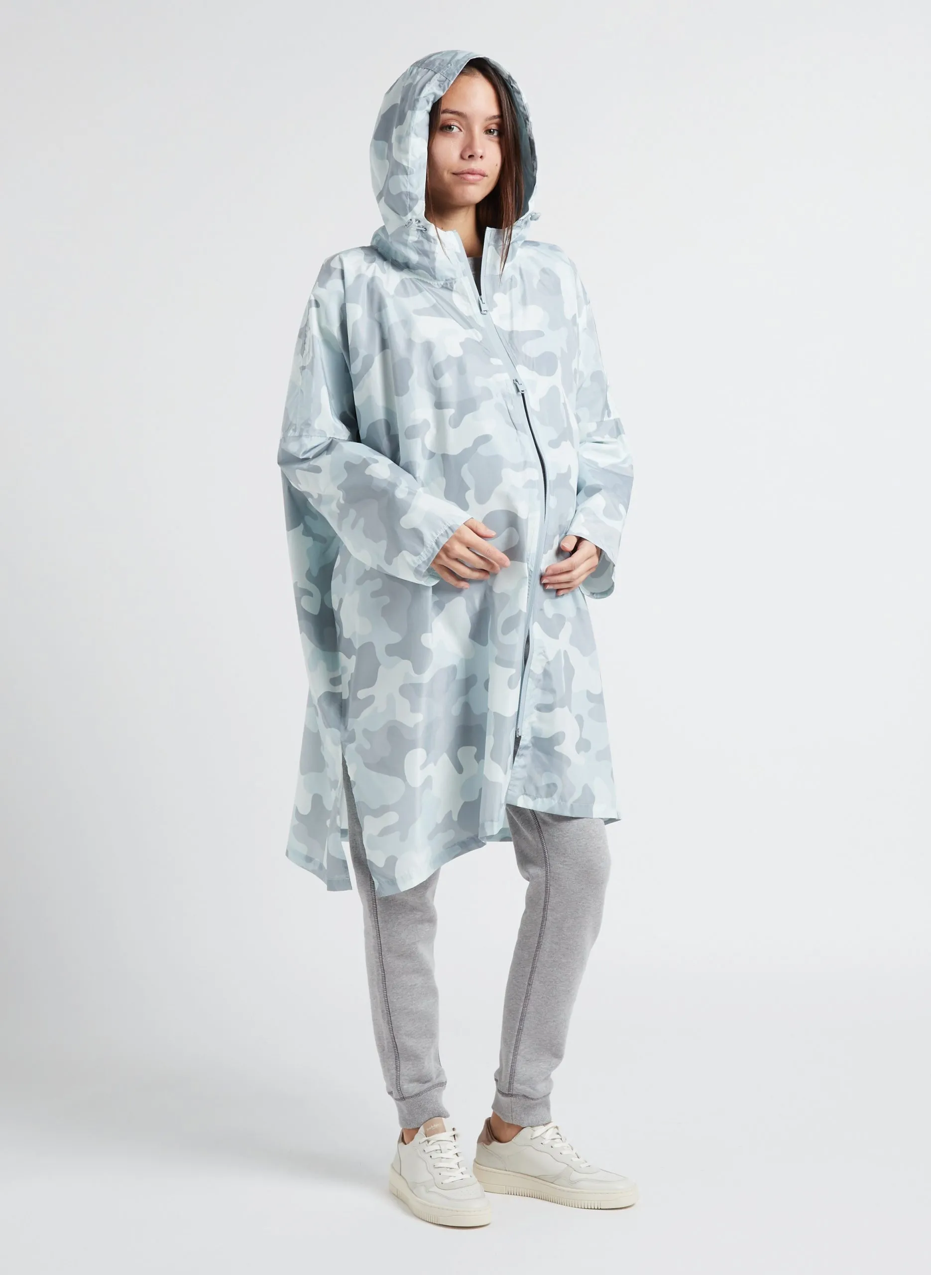 Coupe-vent imprimé à capuche Gris SCOUT