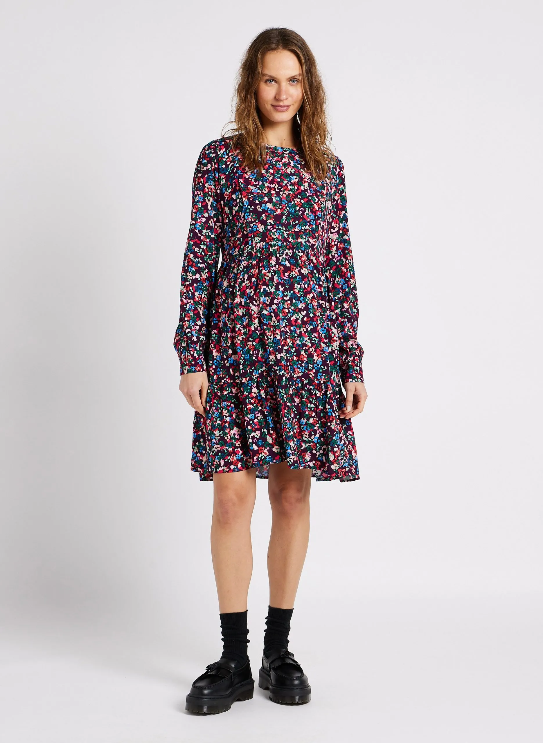 Robe courte allaitement Multicolore ASTRID