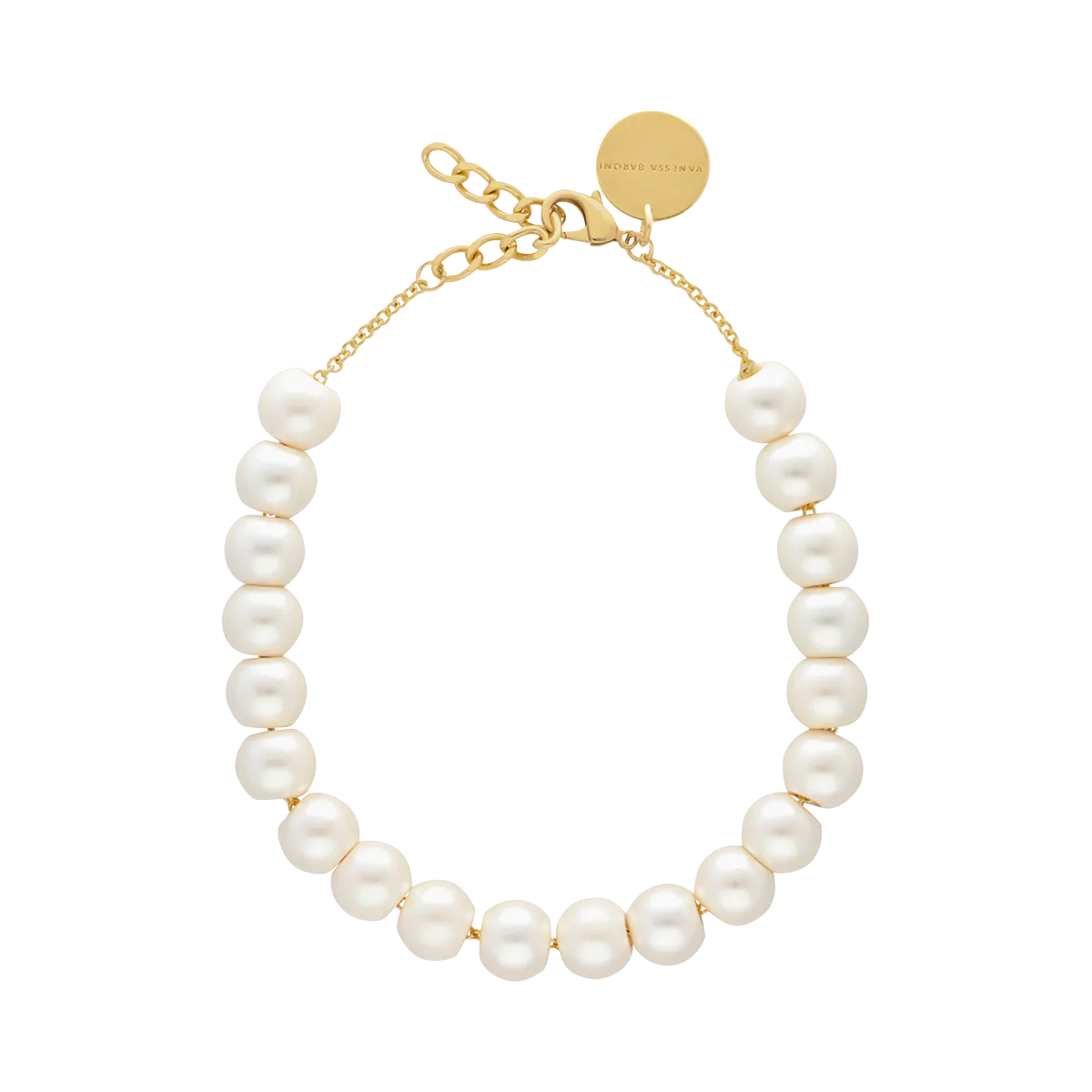 Collier à perles Blanc SMALL BEADS