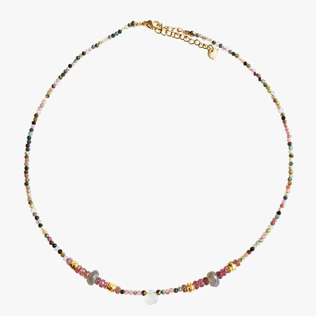 Collier tourmaline Multicolore JIVAL