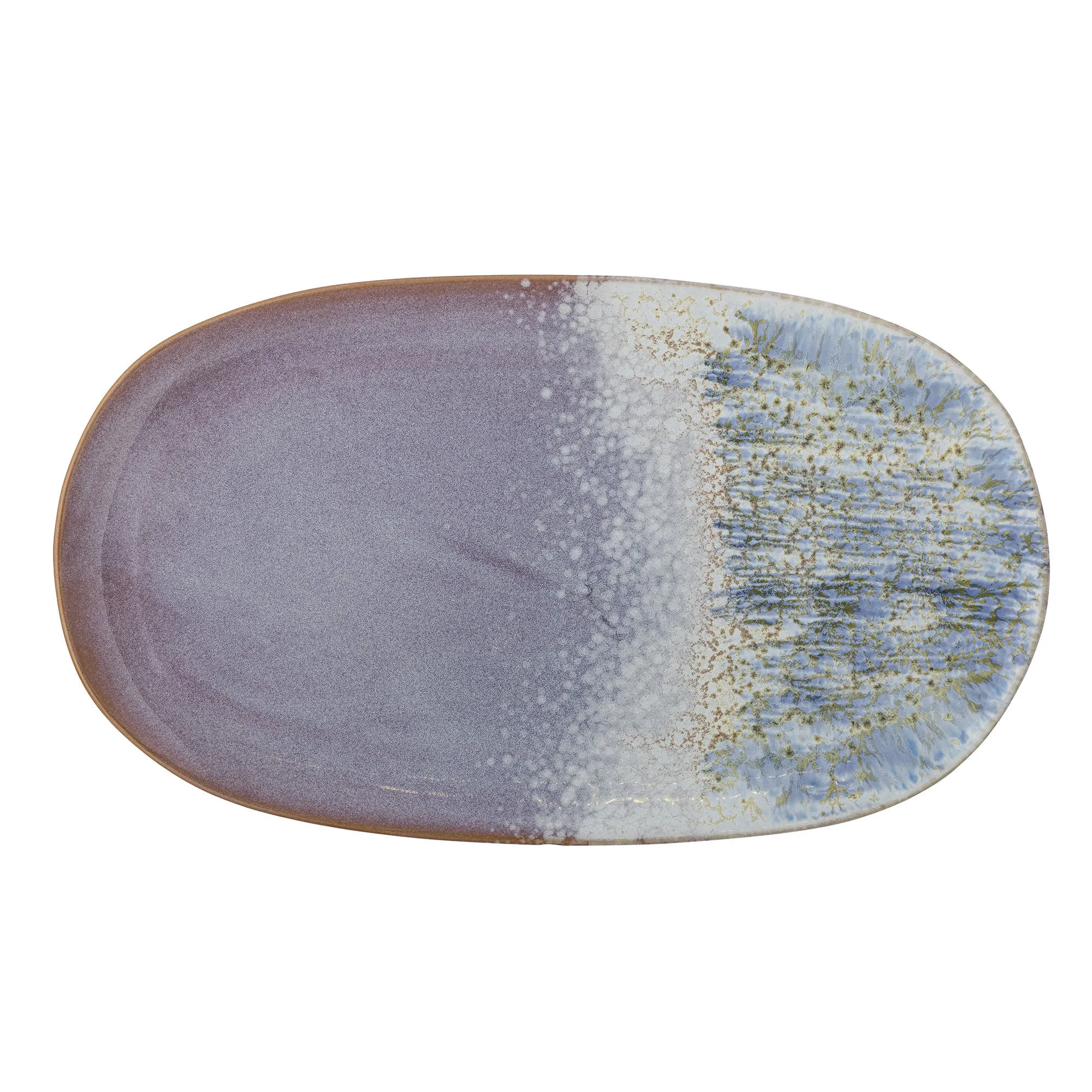 Assiette de présentation céramique Bleu CLOE