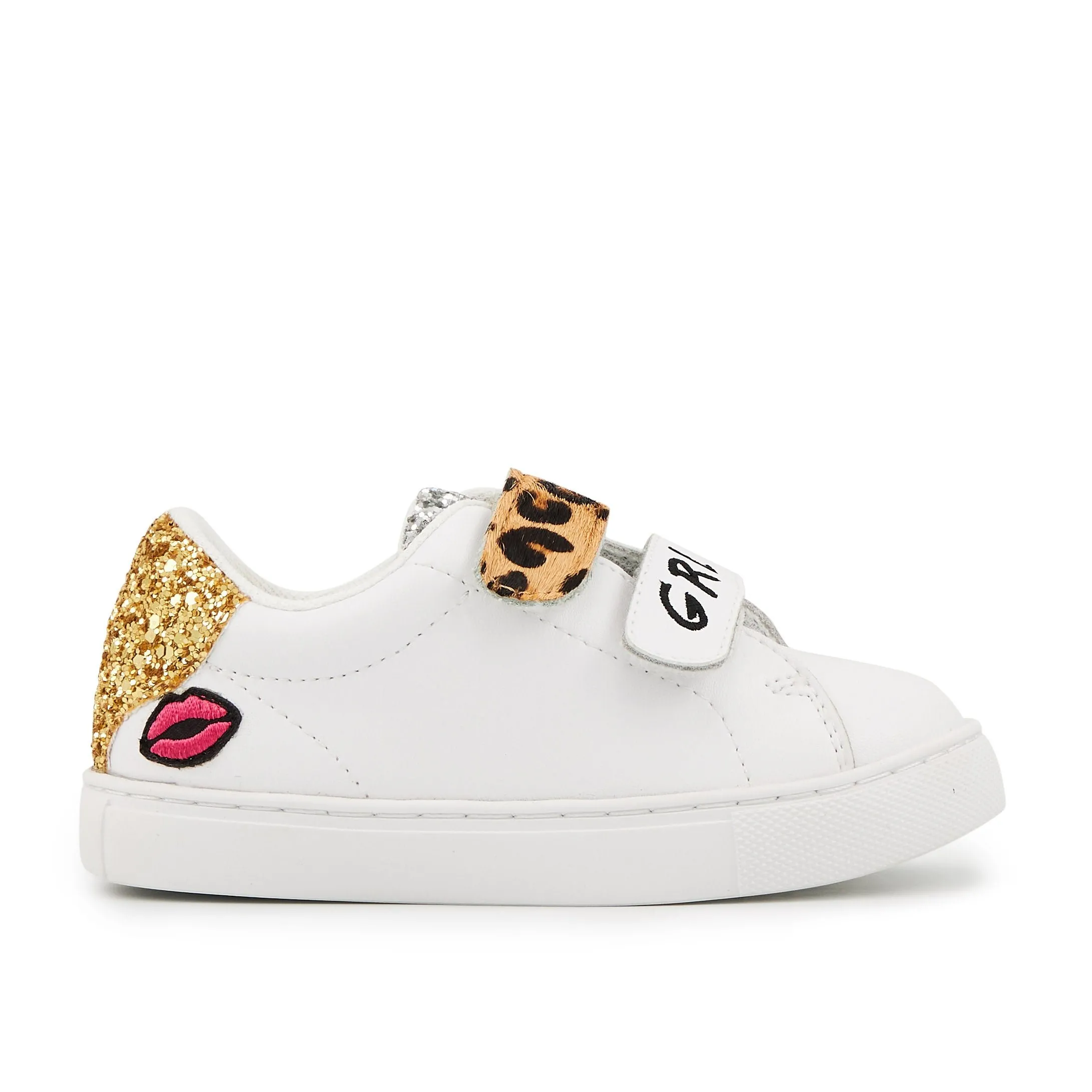 Sneakers en cuir Blanc MINI EDITH GRL PWR