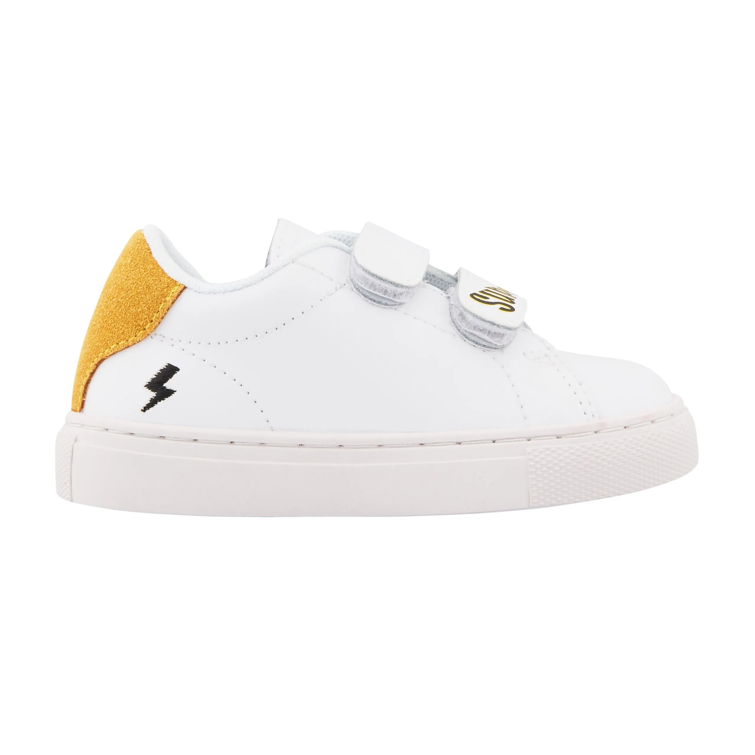 Sneakers en cuir Blanc MINI EDITH SUPER HERO