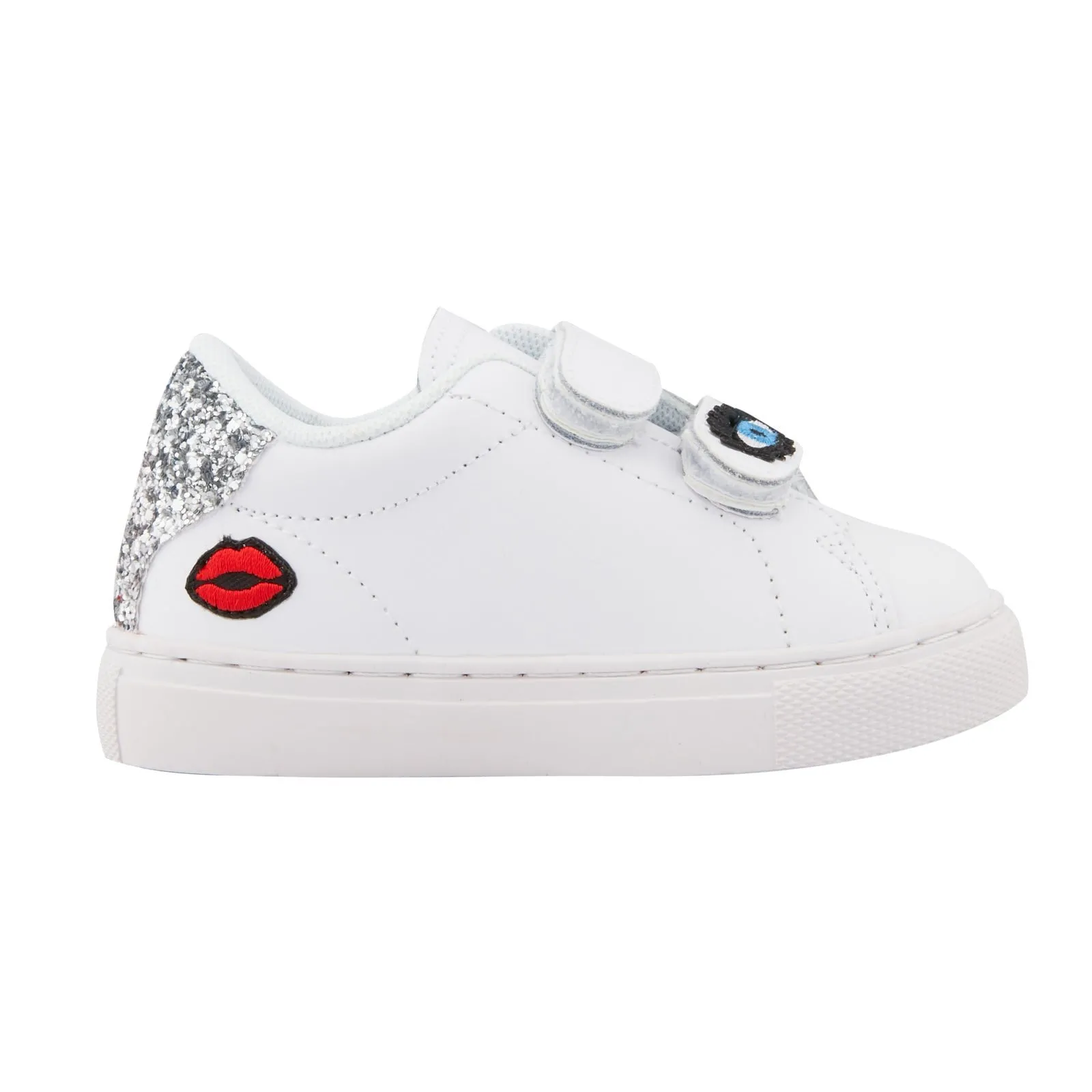 Sneakers en cuir Blanc MINI EDITH EYES