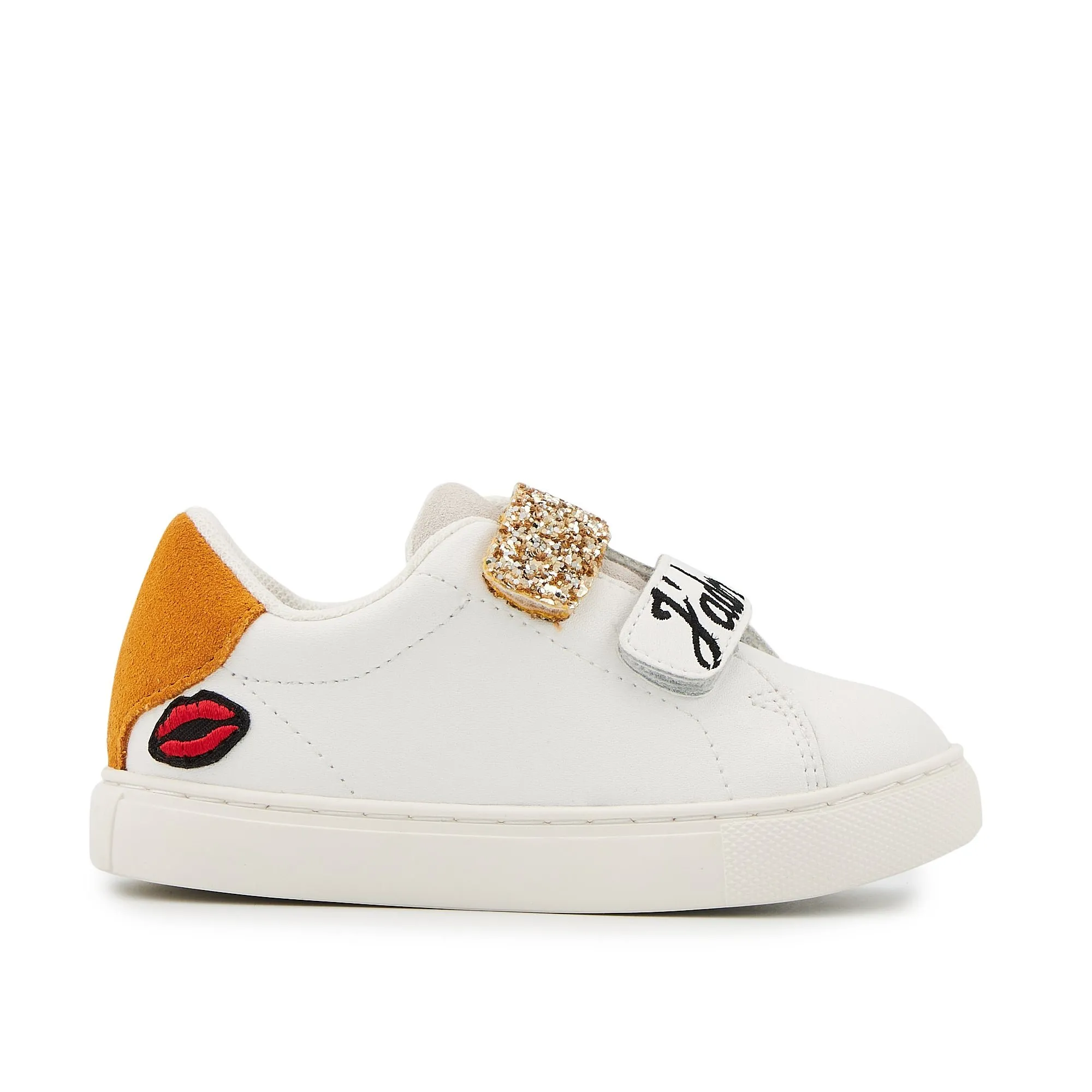 Sneakers en cuir Blanc MINI EDITH J'ADORE PAPI