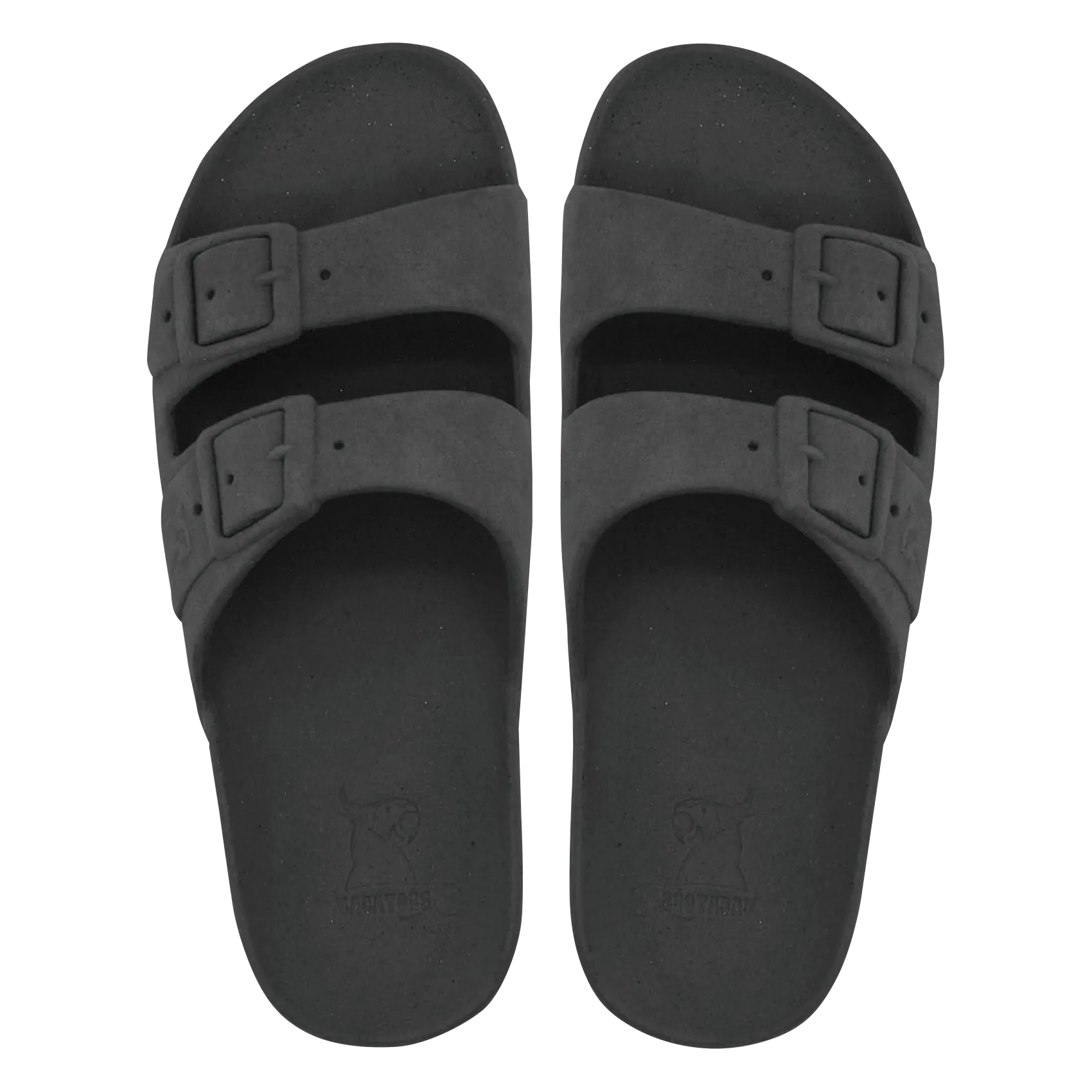 Sandales plates Noir NUVEM