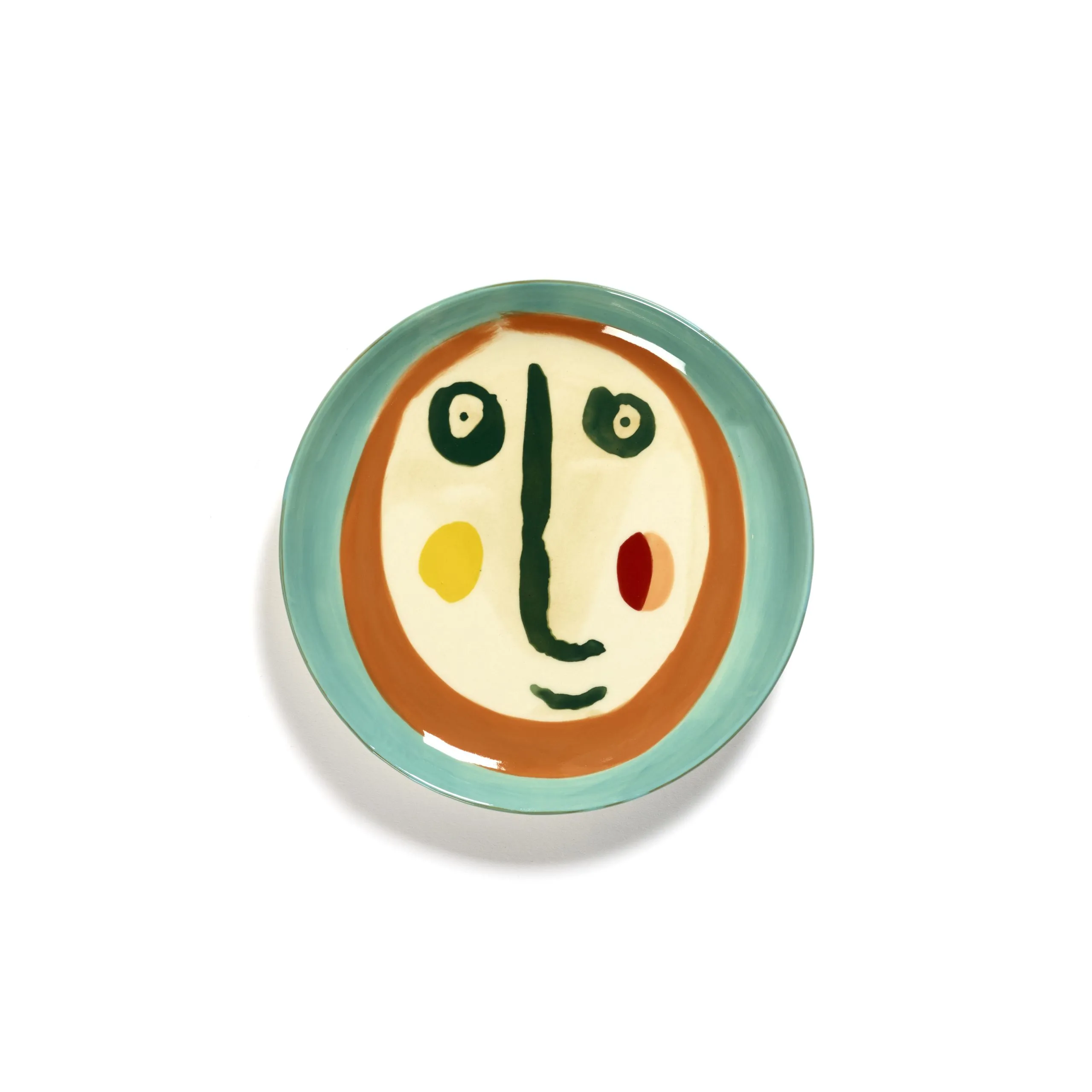 Assiette à dessert céramique Bleu FEAST