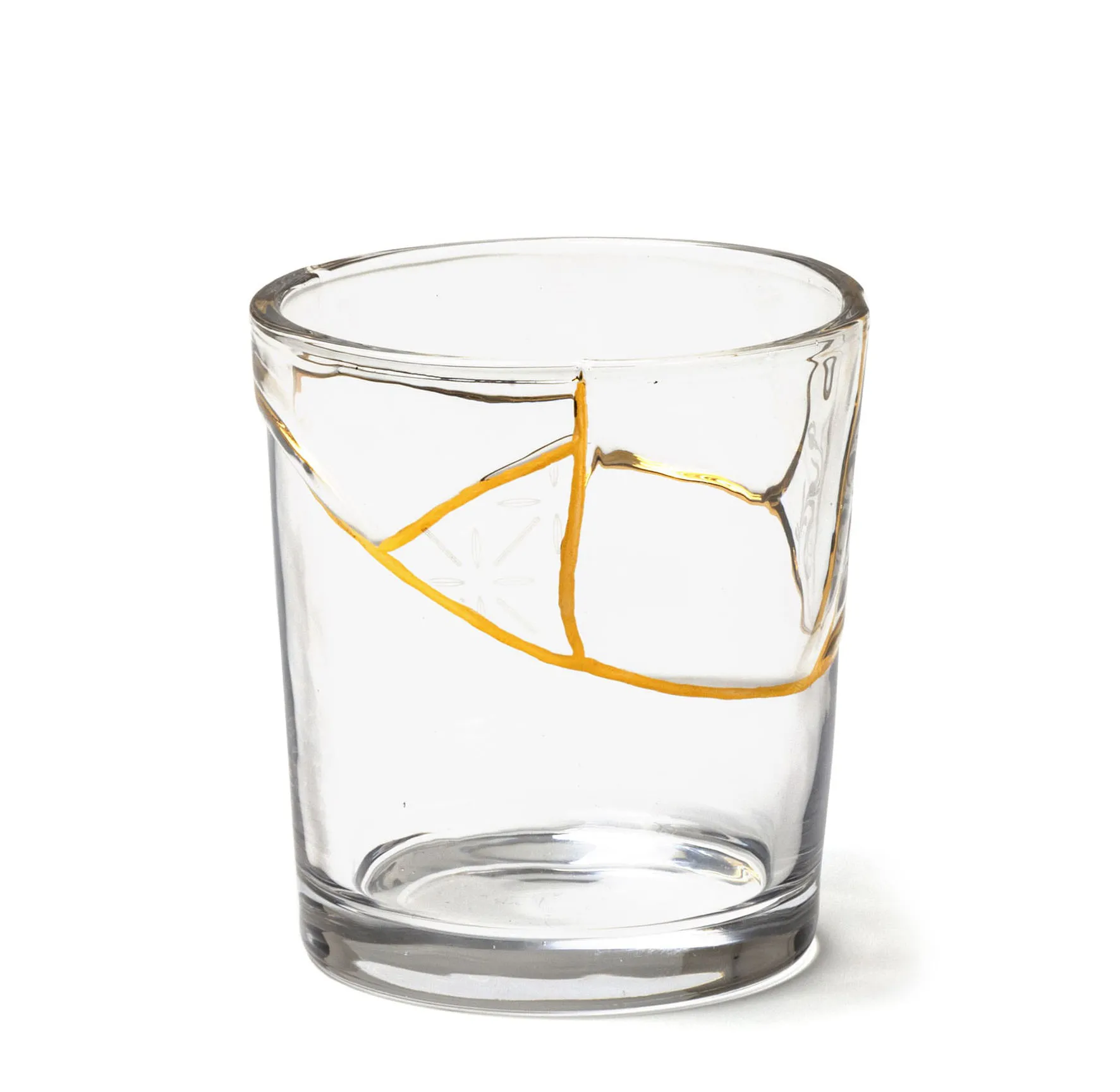 Verre en verre Transparent KINTSUGI N°1