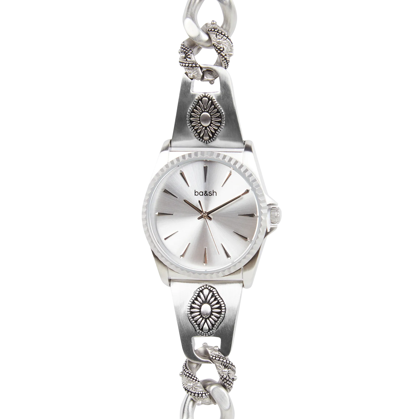 Montre en acier inoxydable Argent LA RESET