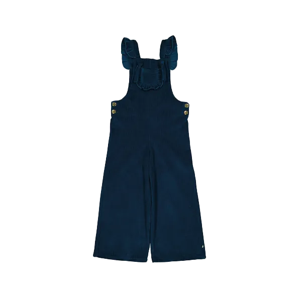 Salopette en velours de coton Bleu PAULA