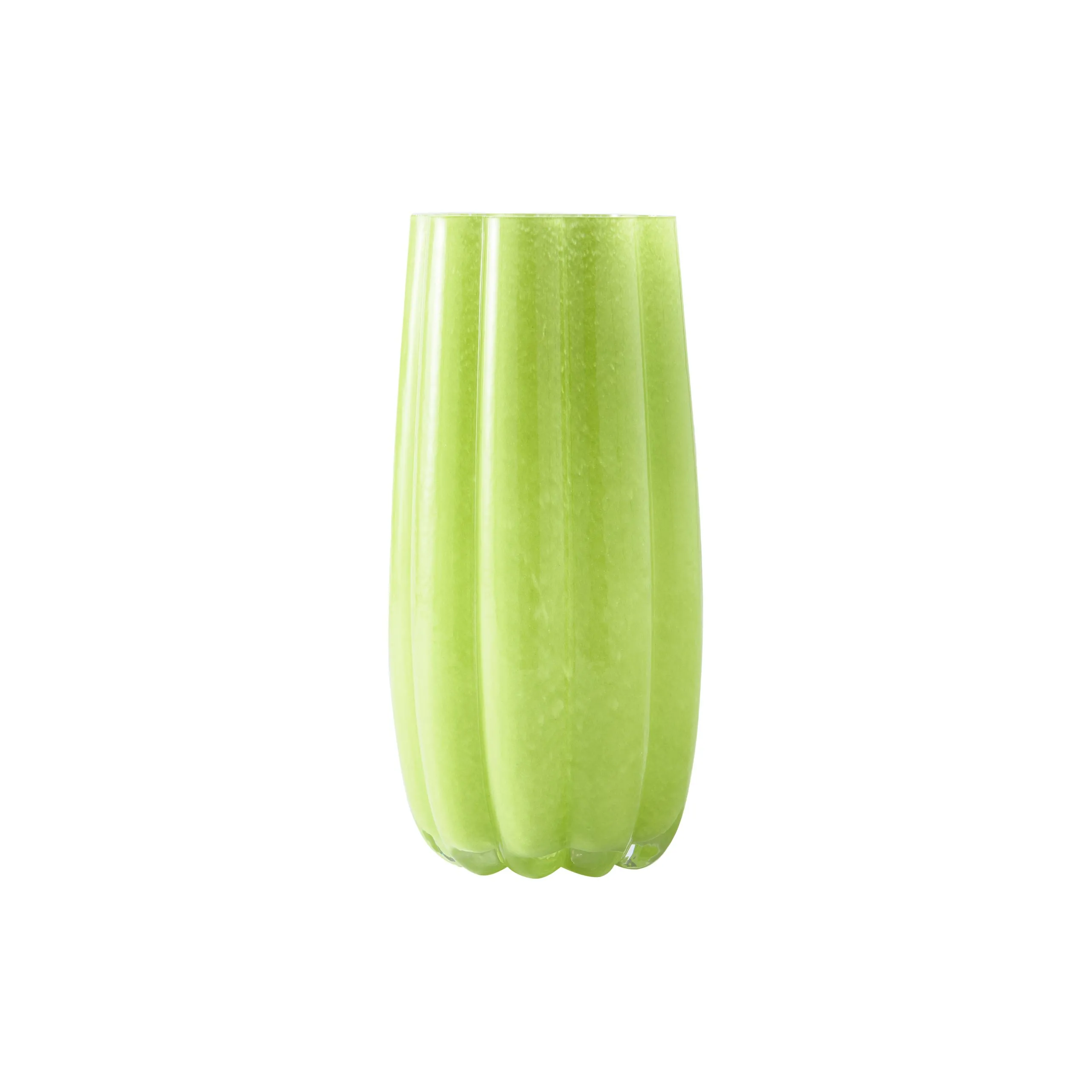 Vase verre Vert MELON MEDIUM