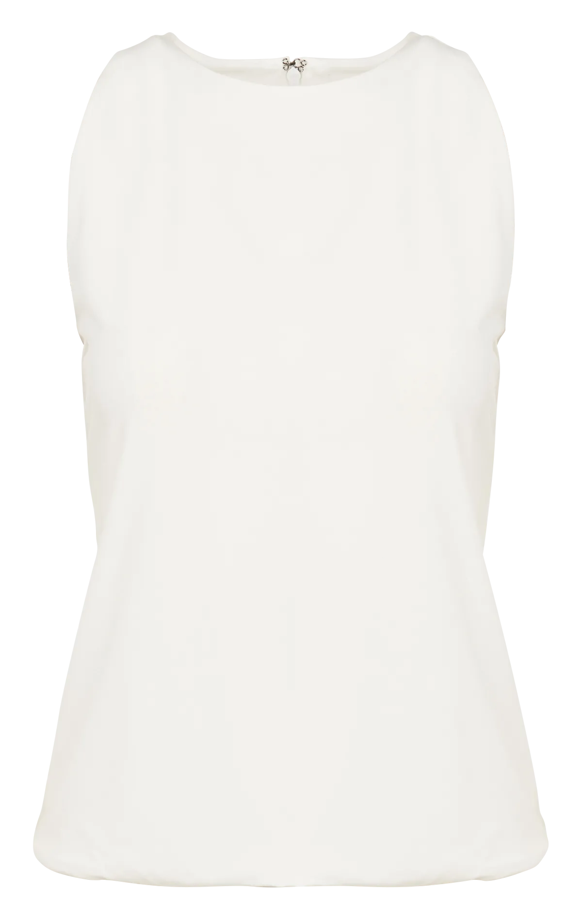 Top droit col rond Blanc HARALD