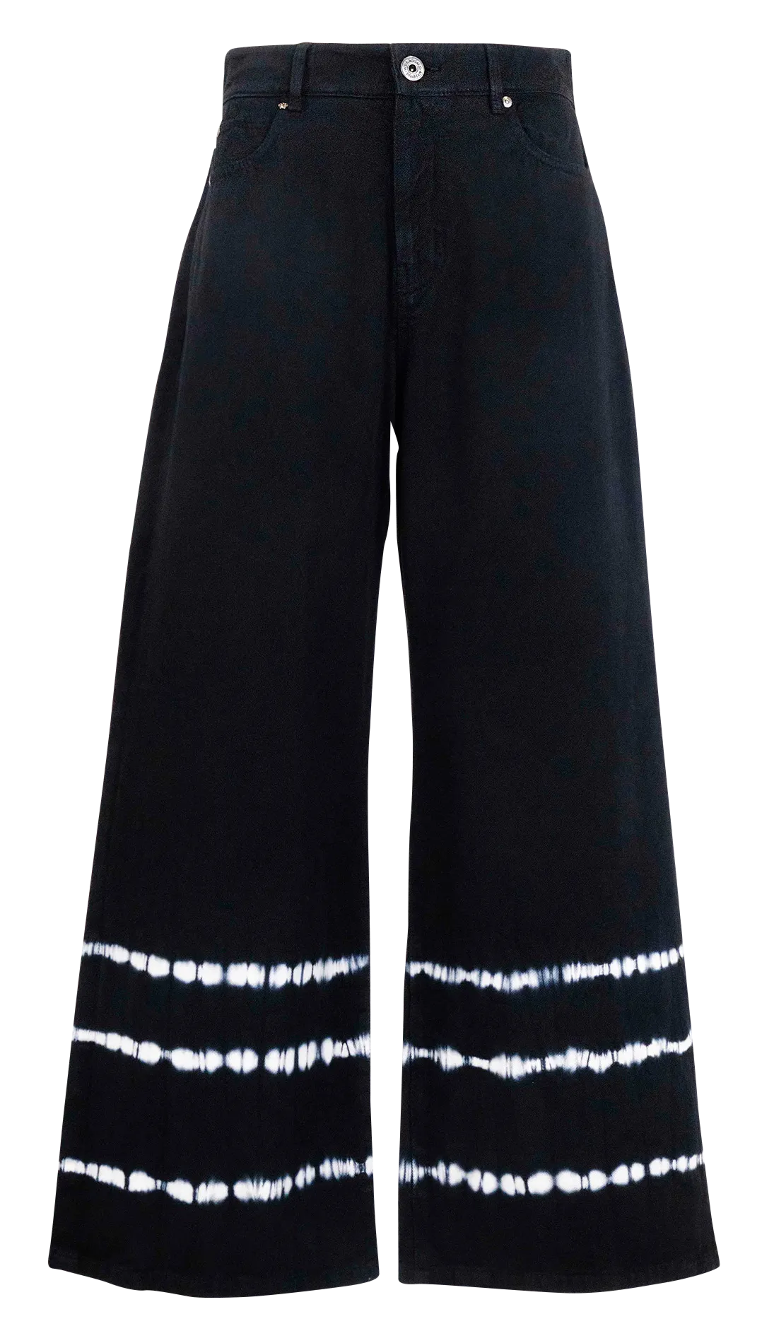 Jean patte d'eph taille haute Blanc PAMPAS