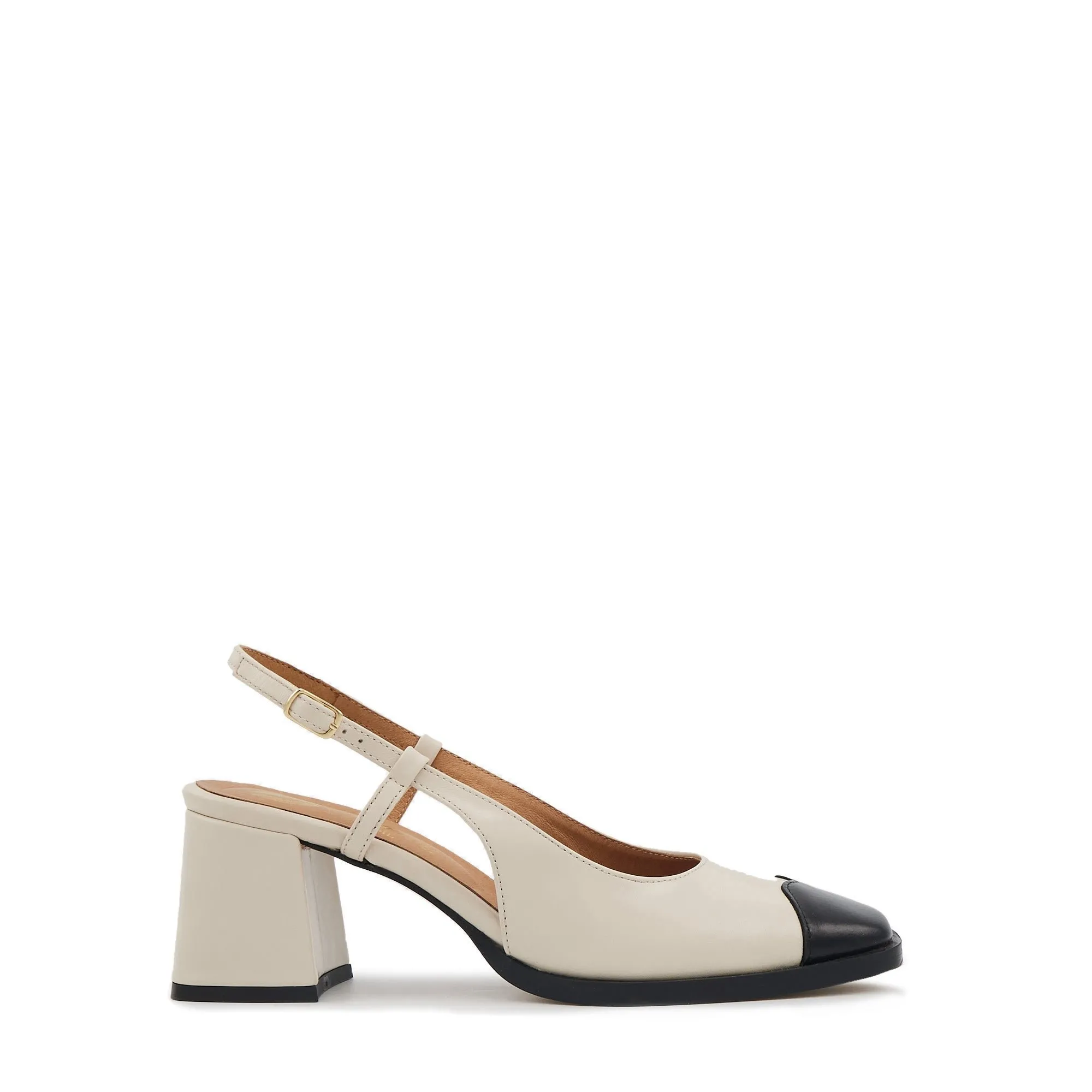 Escarpins en cuir Beige DENISE CUIR