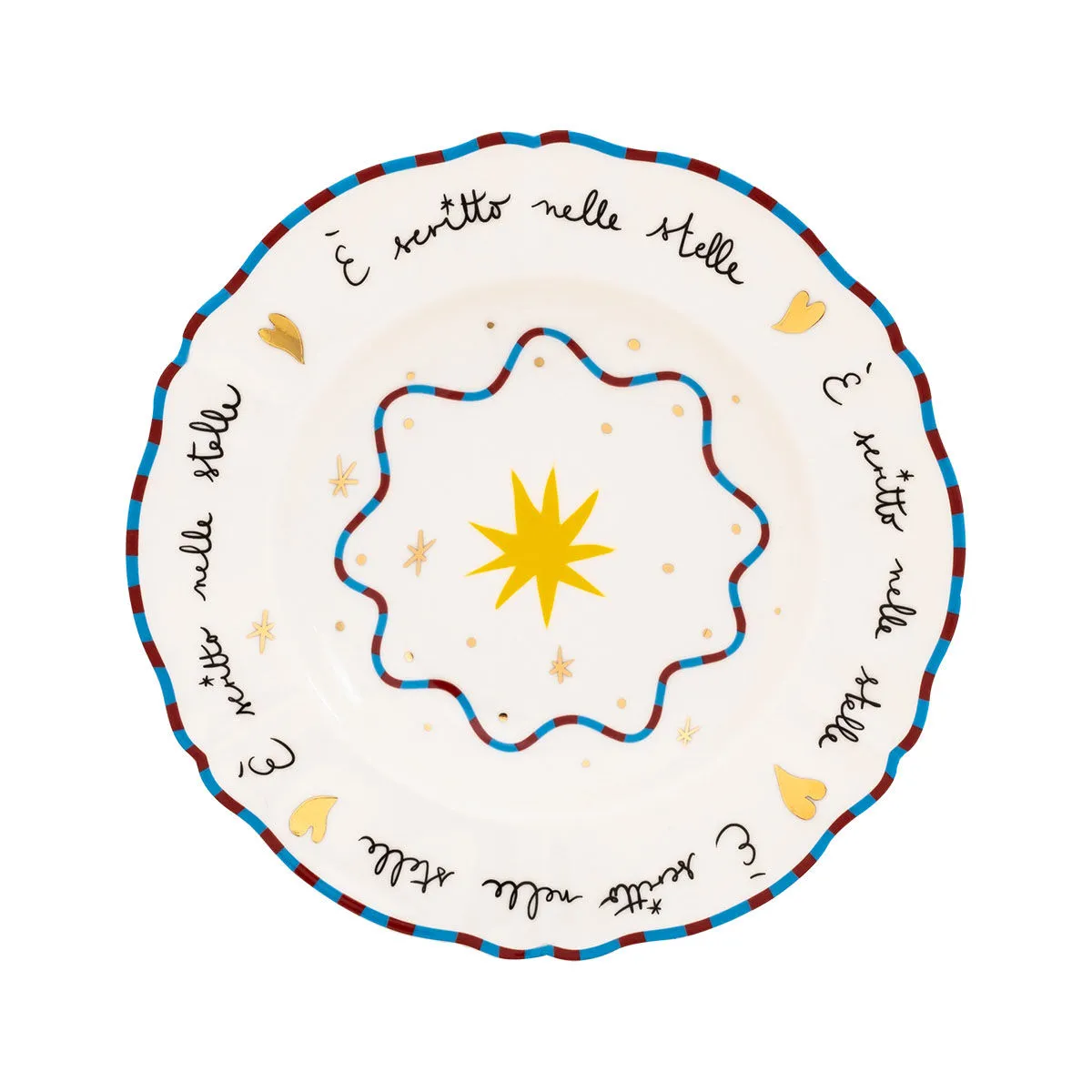 Assiette creuse céramique Jaune IL FRUTTO DELLA PASSIONE