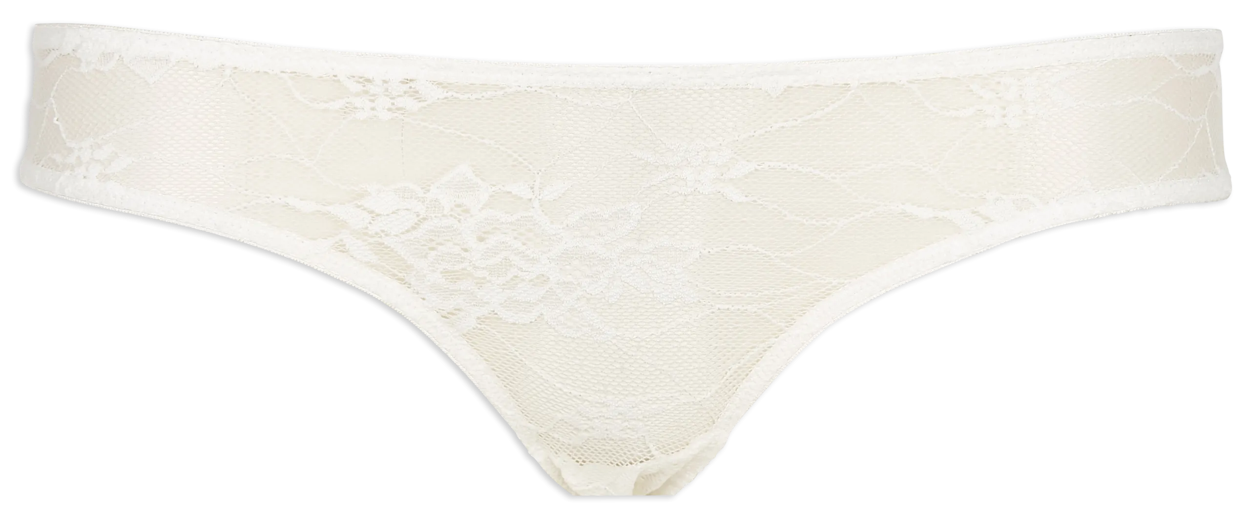Culotte tissu dentelle Blanc LARA