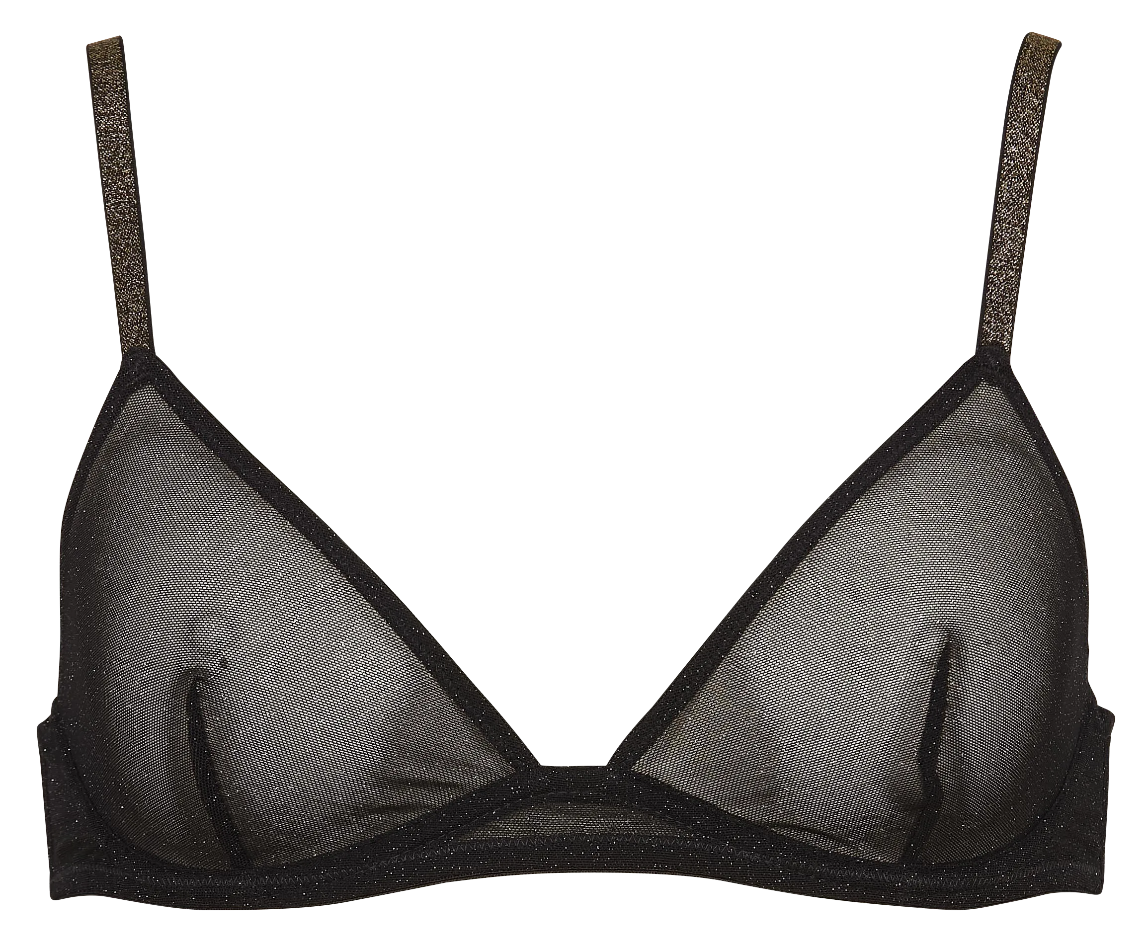 Soutien gorge effet pailleté Noir LARA