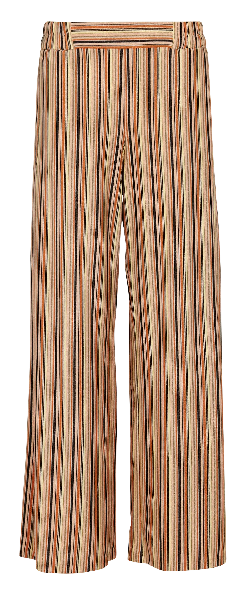 Pantalon large taille haute rayé à fils métallisés Multicolore BACCARAT