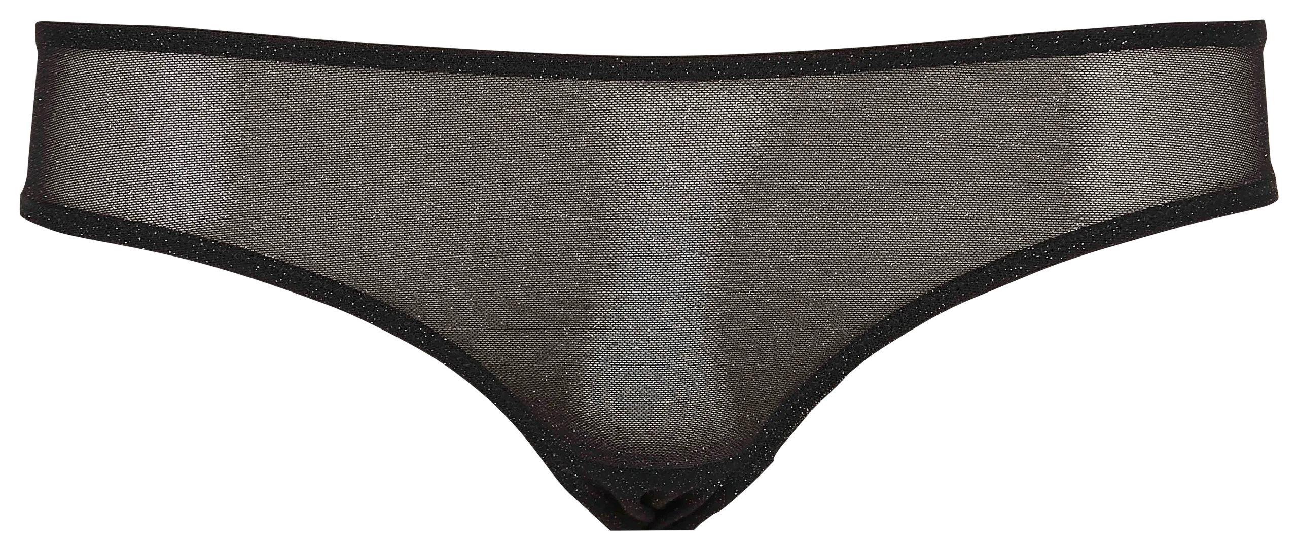 Culotte effet métallisé Noir LARA