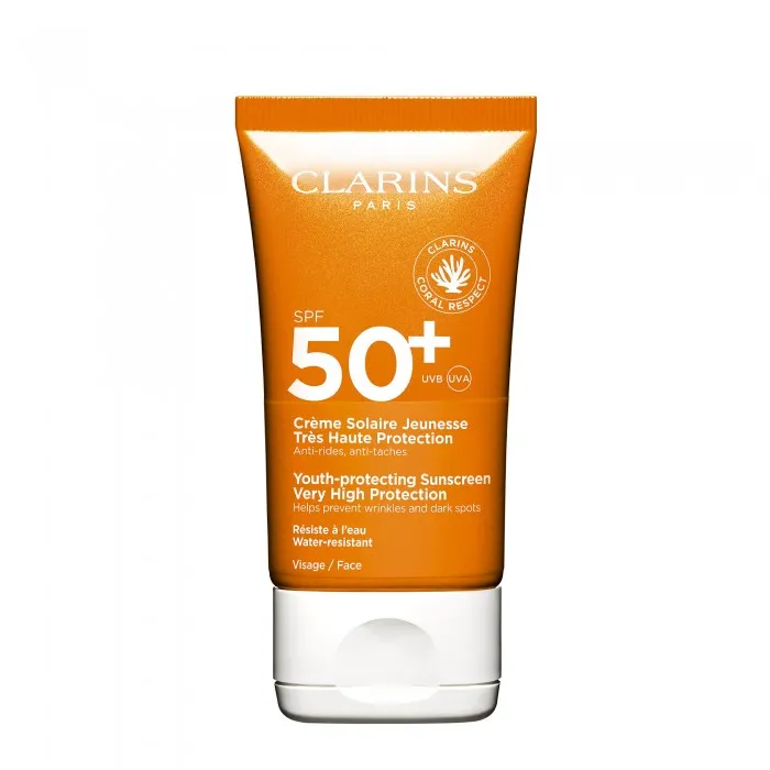 Crème Solaire Jeunesse Très Haute Protection Visage SPF 50+