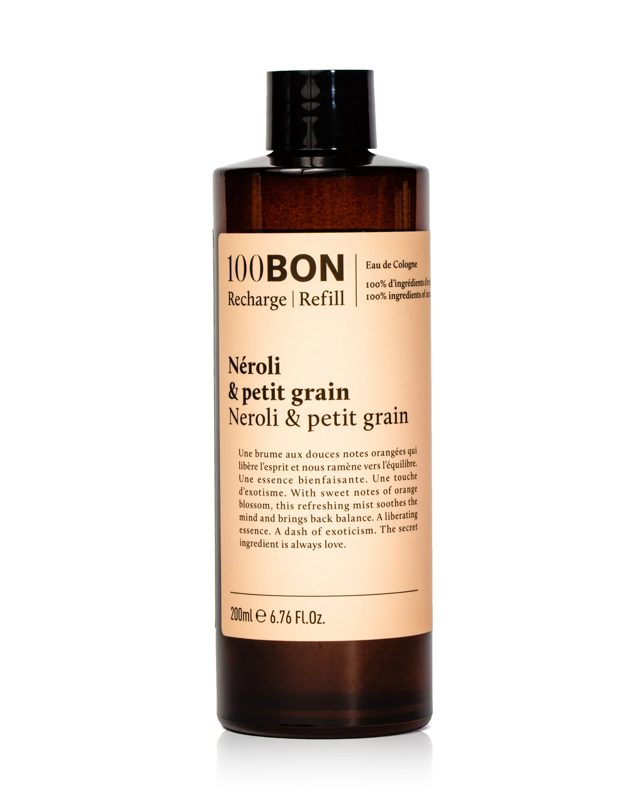 Néroli et Petitgrain - Recharge Eau de Cologne
