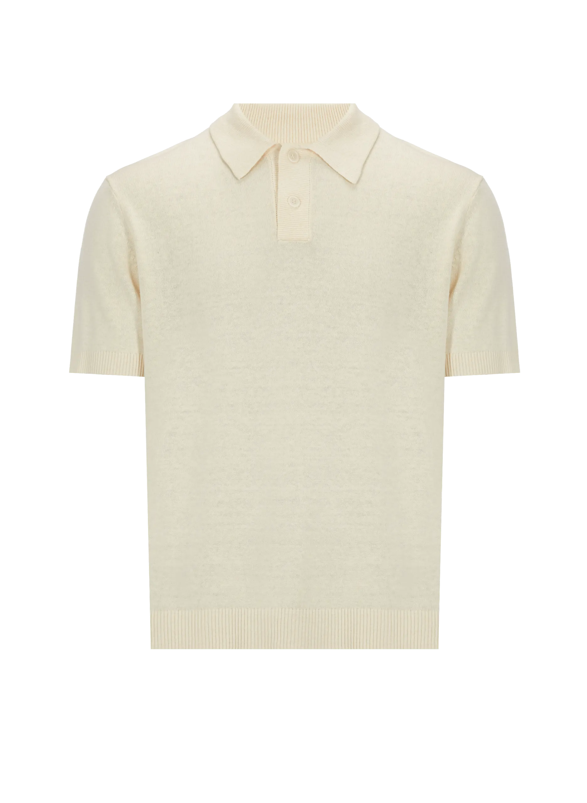 Polo regular-fit en coton et lin mélangé Blanc BOLL