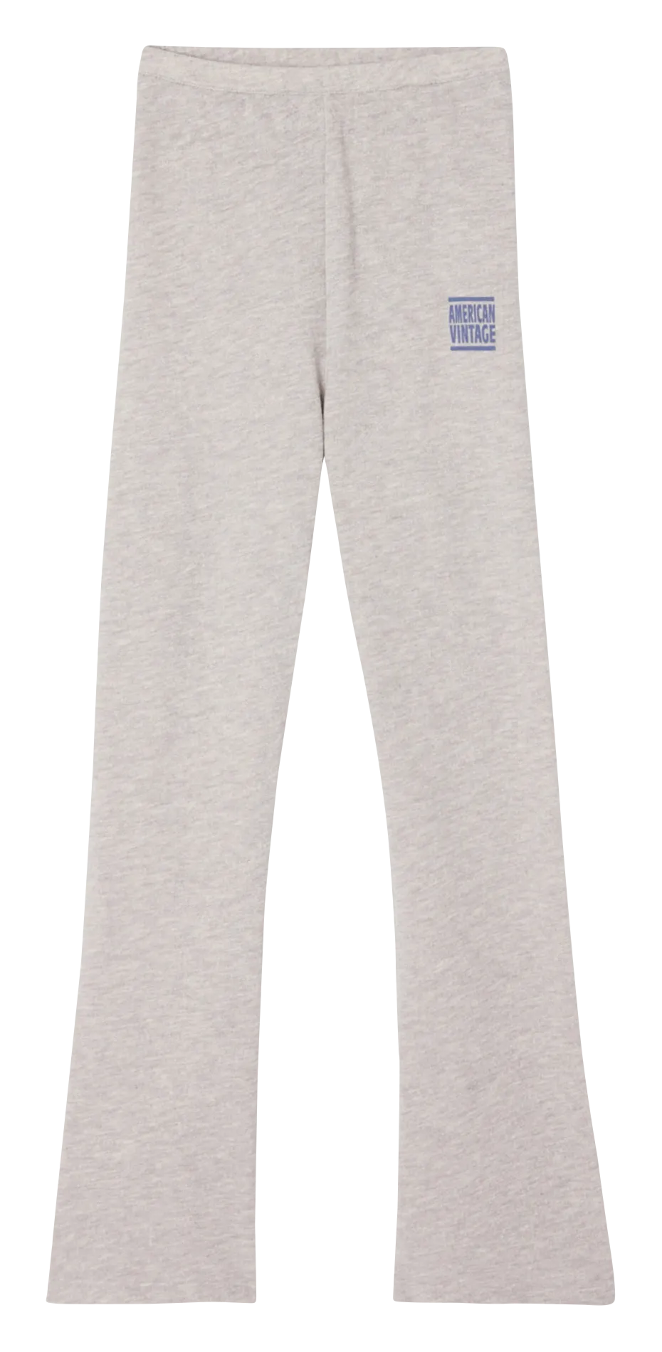 Jogging flare en coton mélangé Gris ZOFBAY