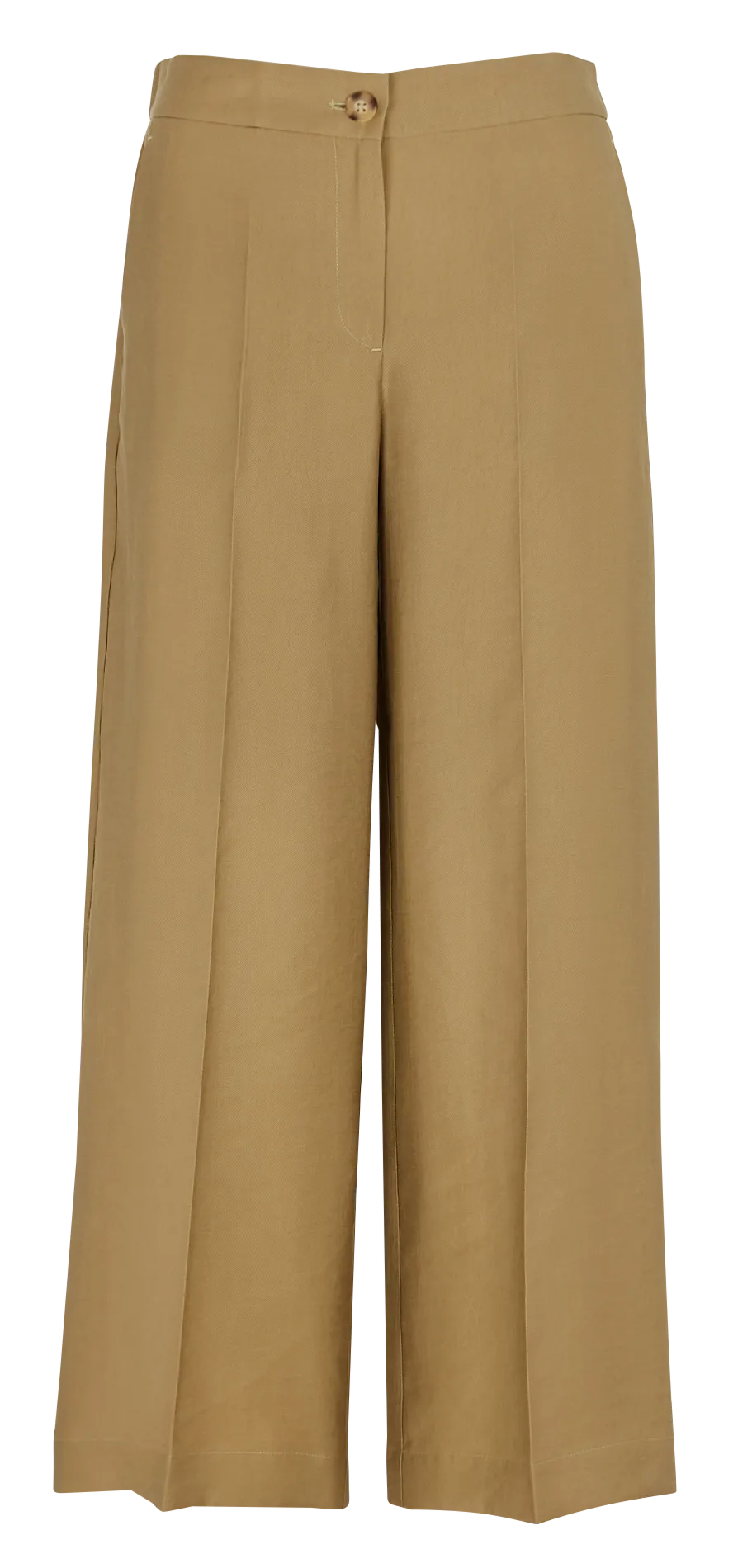 Pantalon large cropped Vert