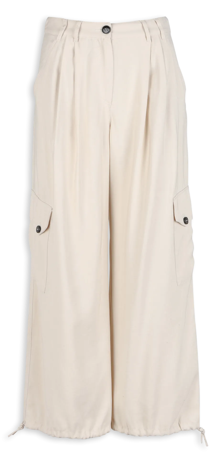 Pantalon cargo large Blanc CORVINO