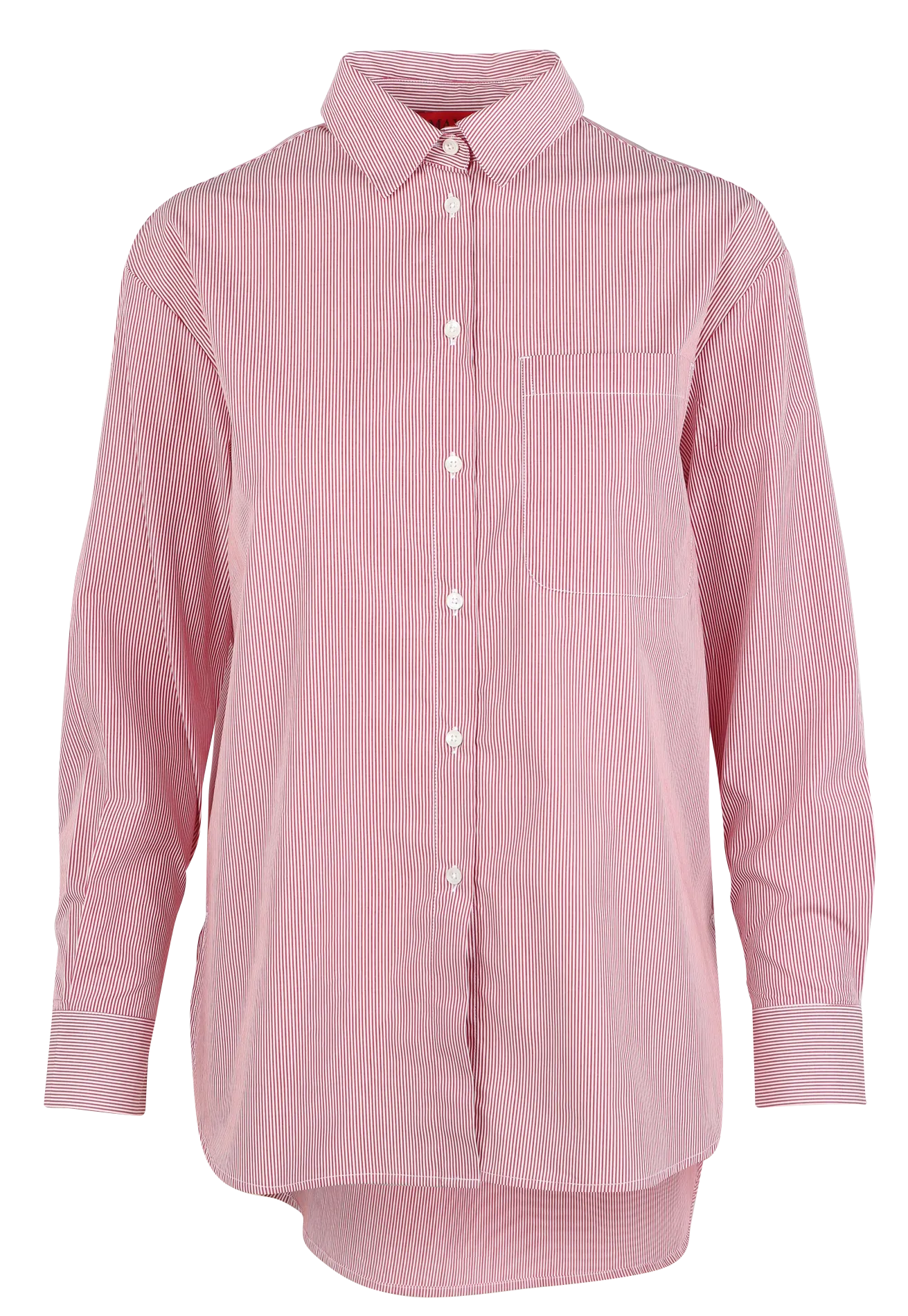 Chemise col classique rayée en coton Multicolore INIZIO