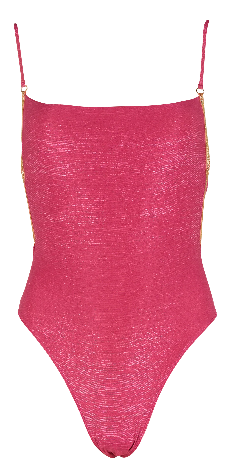 Maillot de bain 1 pièce pailleté Rose CLAIRE