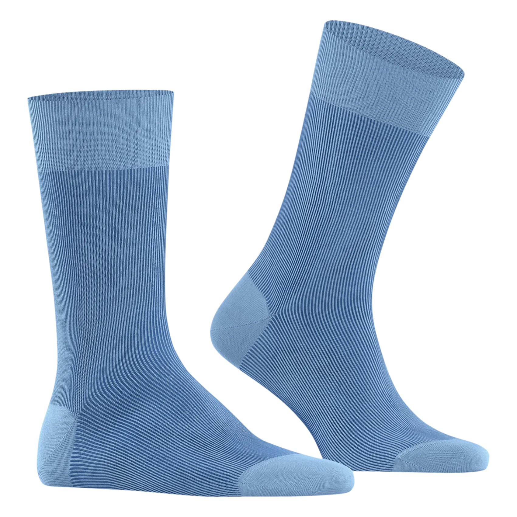 Chaussettes hautes en coton mélangé Bleu FINE SHADOW SO